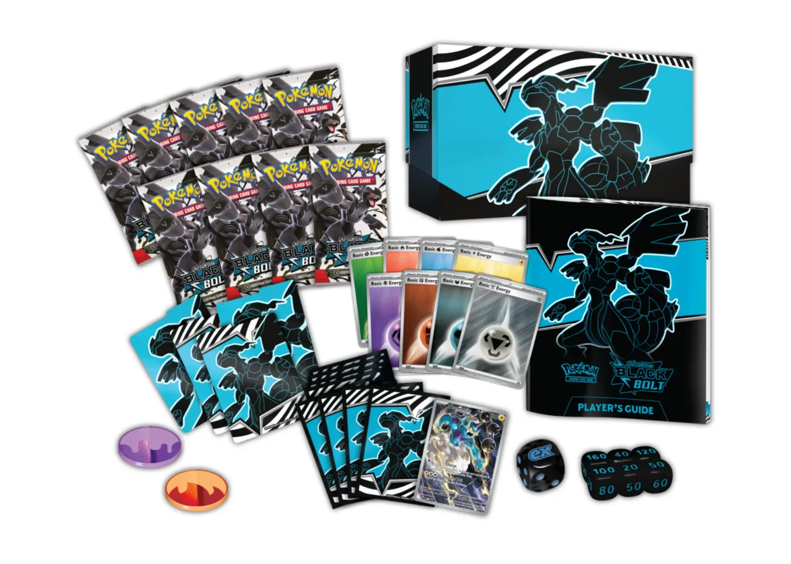 Pokémon Scarlet & Violet Black Bolt & White Flare Elite Trainer Box - My Suti