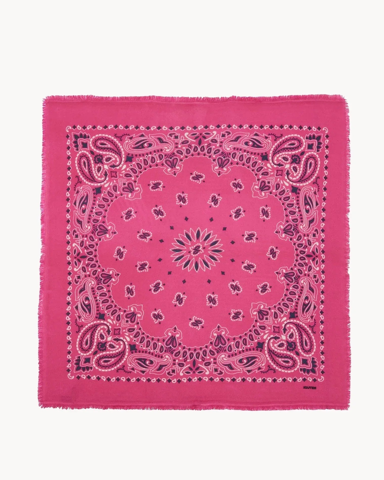 KUJTEN Large Bandana Hachiko Bico Fluorescent Pink - Bandana - My Suti