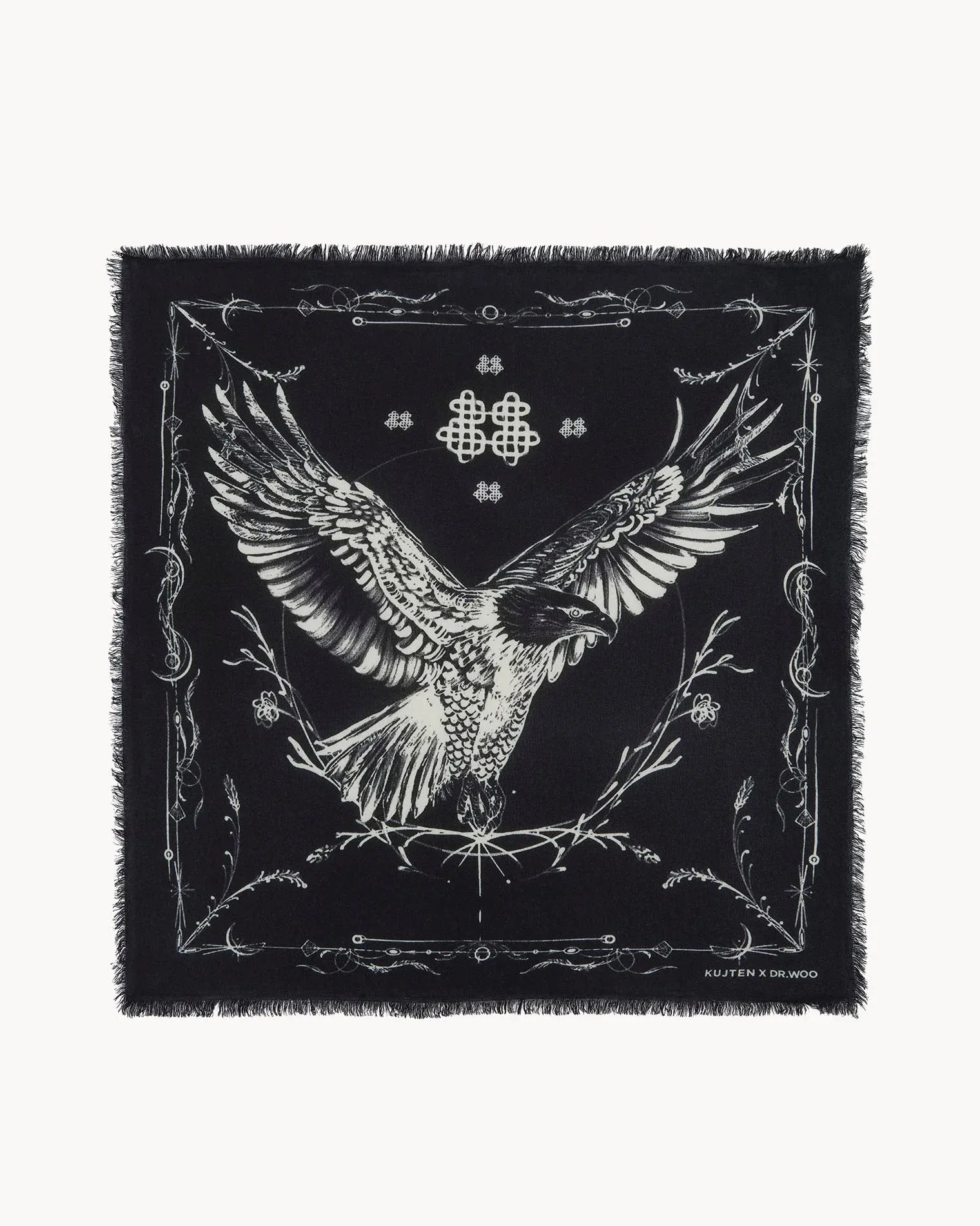 KUJTEN Large Bandana Washi Black - Bandana - My Suti