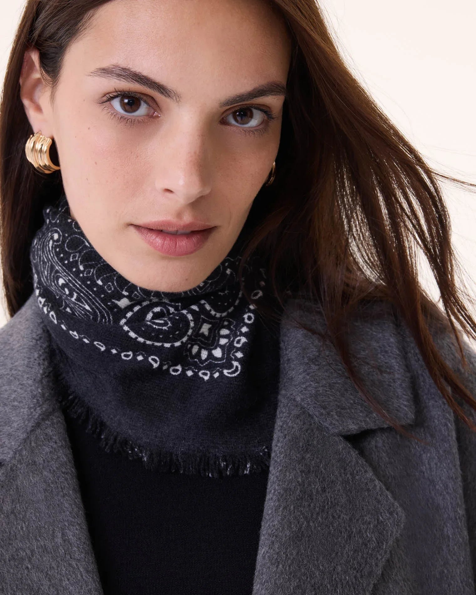 KUJTEN Small Bandana Hachi Black - Bandana - My Suti