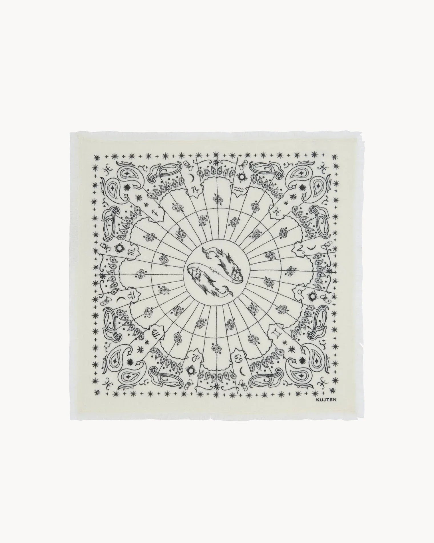 KUJTEN Small Bandana Hachi Sign Pisces - Balık Burcu Bandanası - My Suti