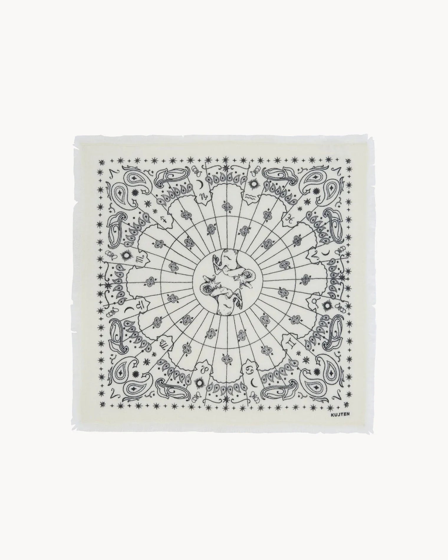 KUJTEN Small Bandana Hachi Sign Aries - Koç Burcu Bandanası - My Suti