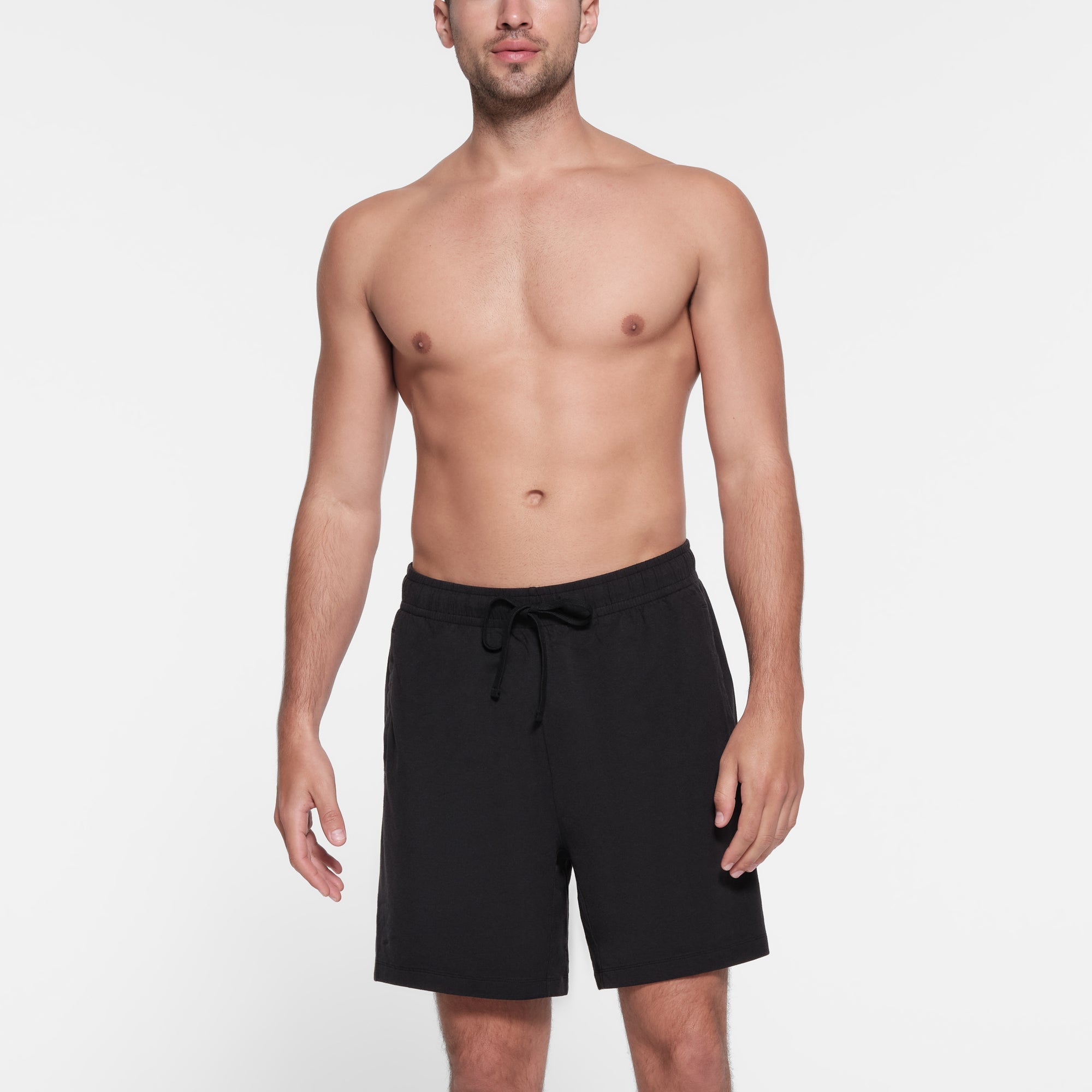 SKIMS JERSEY LOUNGE MENS RELAXED SHORT | OBSIDIAN