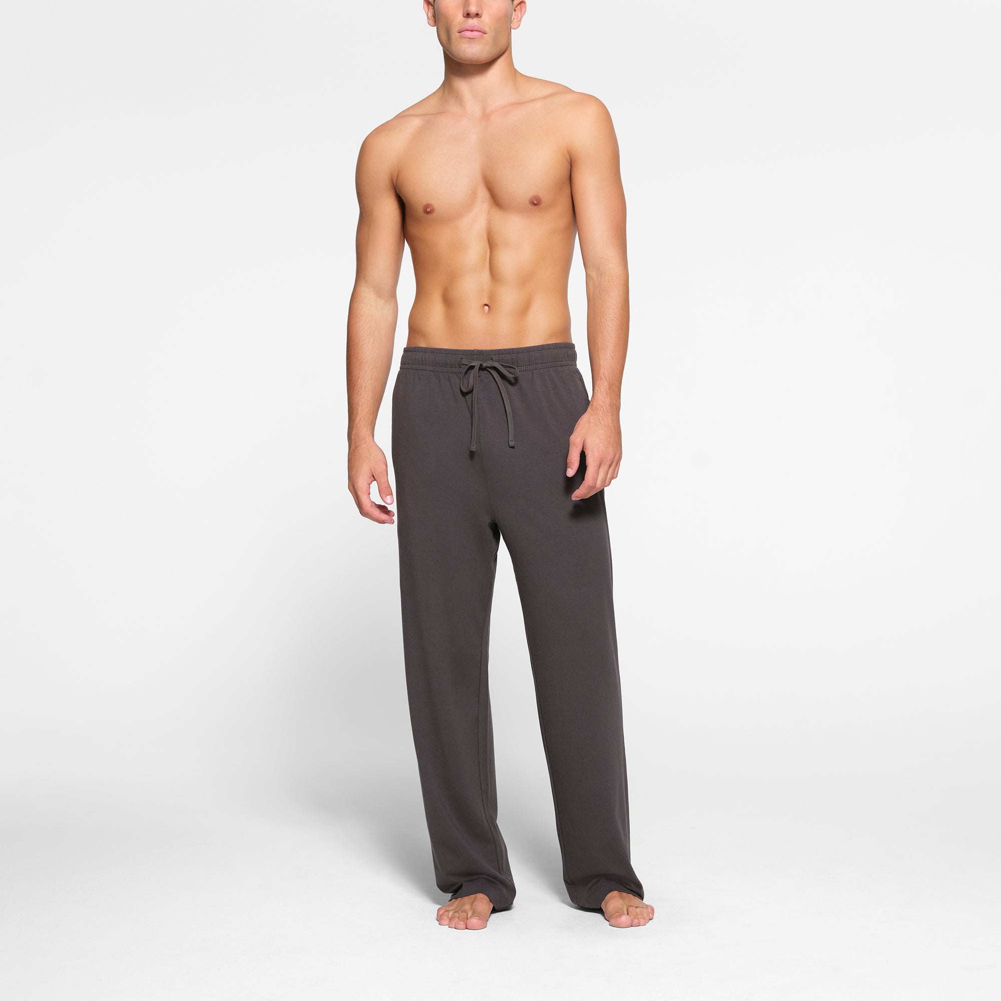 SKIMS JERSEY LOUNGE MENS RELAXED STRAIGHT LEG PANT | ASH