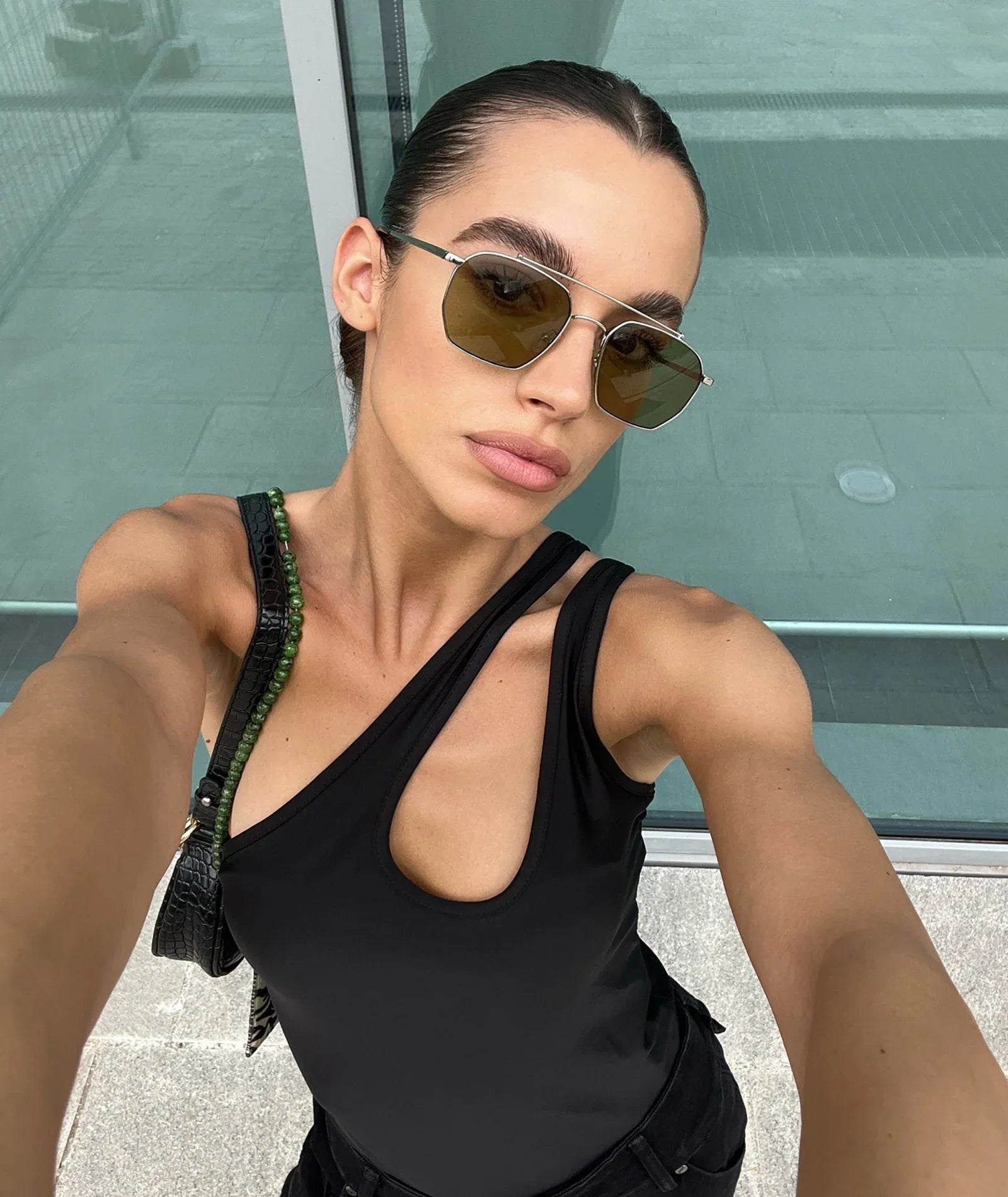 VEHLA Bowie - Silver/Khaki - Gözlük - My Suti