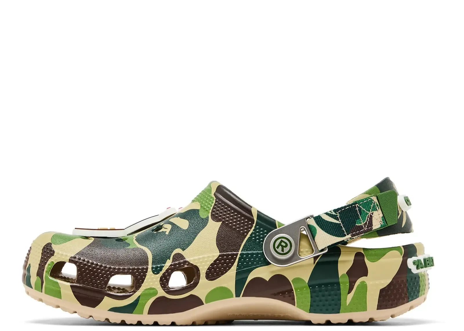 Crocs Classic Clog A Bathing Ape ABC Camo Green - My Suti