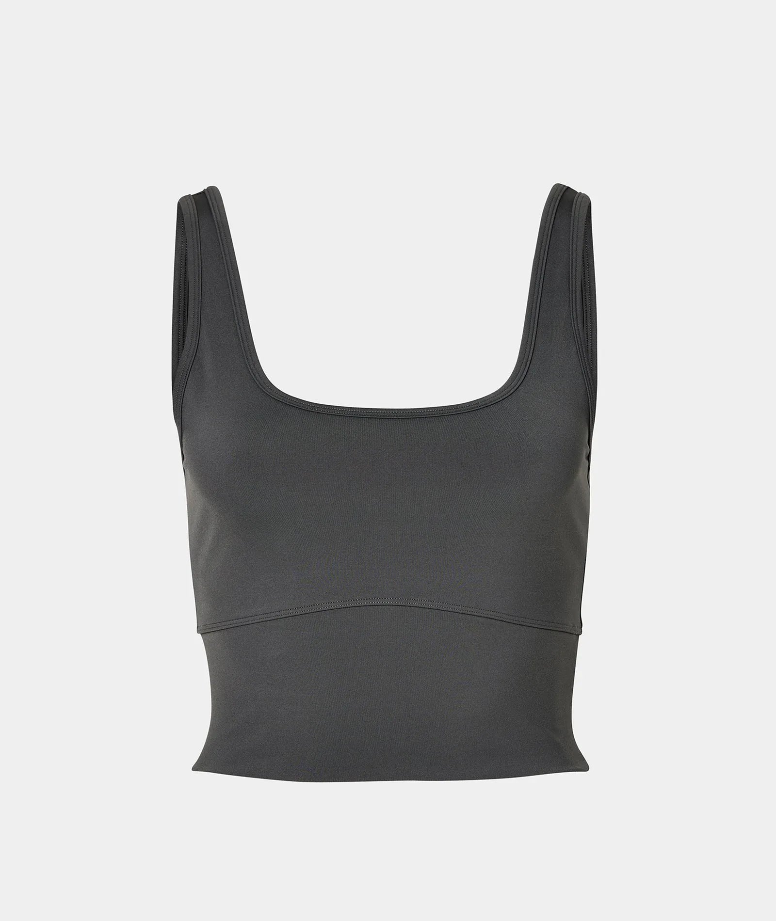 VEHLA CROPPED TANK - SMOKE - Crop Atlet - My Suti