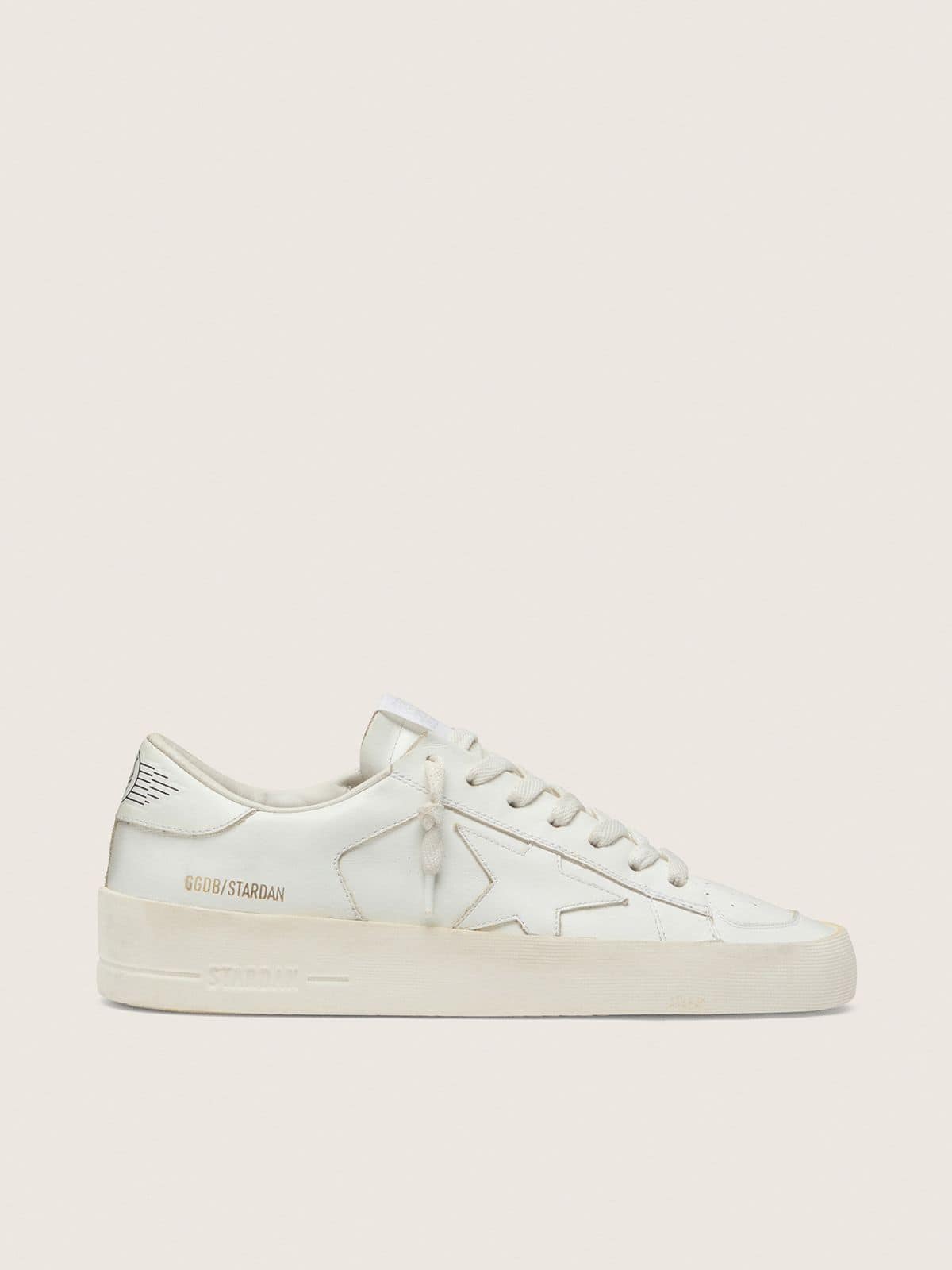 Golden Goose Women's Stardan in total white leather