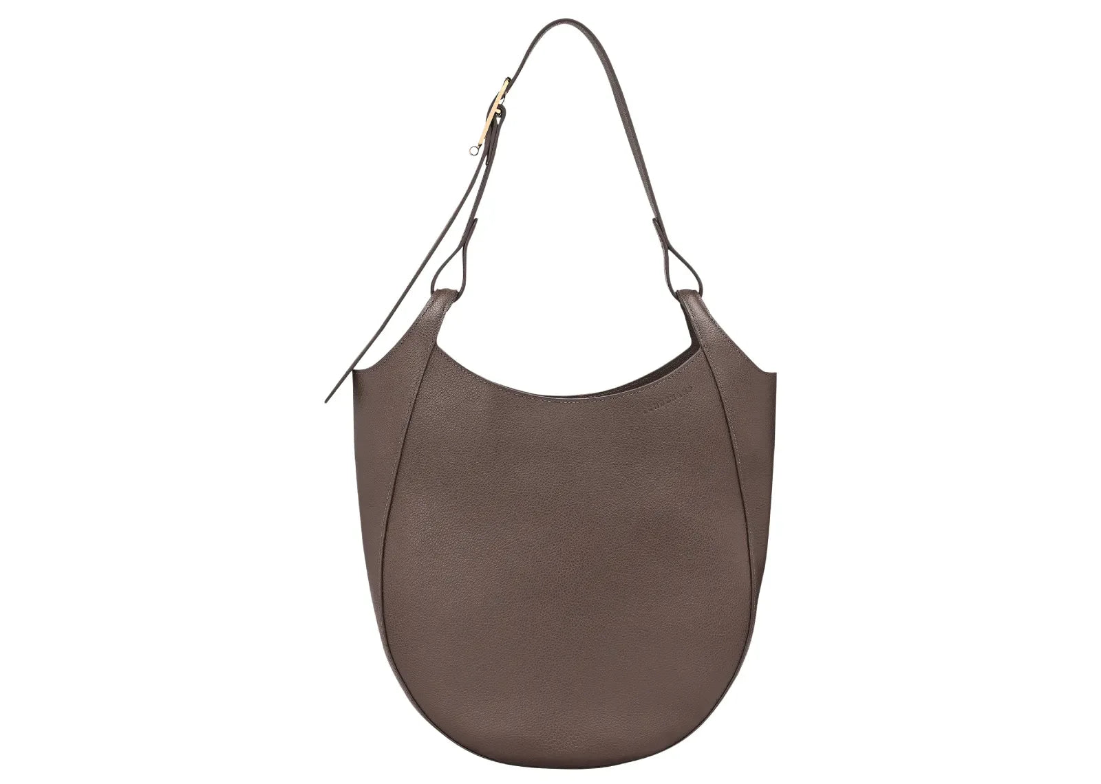 Longchamp Le Foulonné Lare Hobo Bag Taupe - My Suti