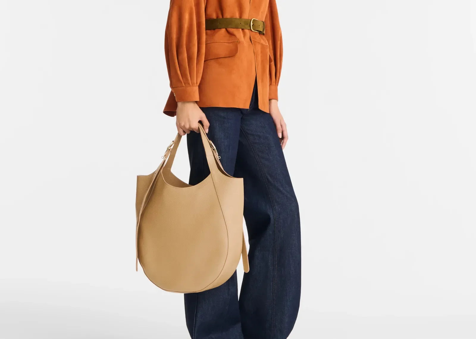 Longchamp Le Foulonné XL Tote Bag Biscuit - My Suti