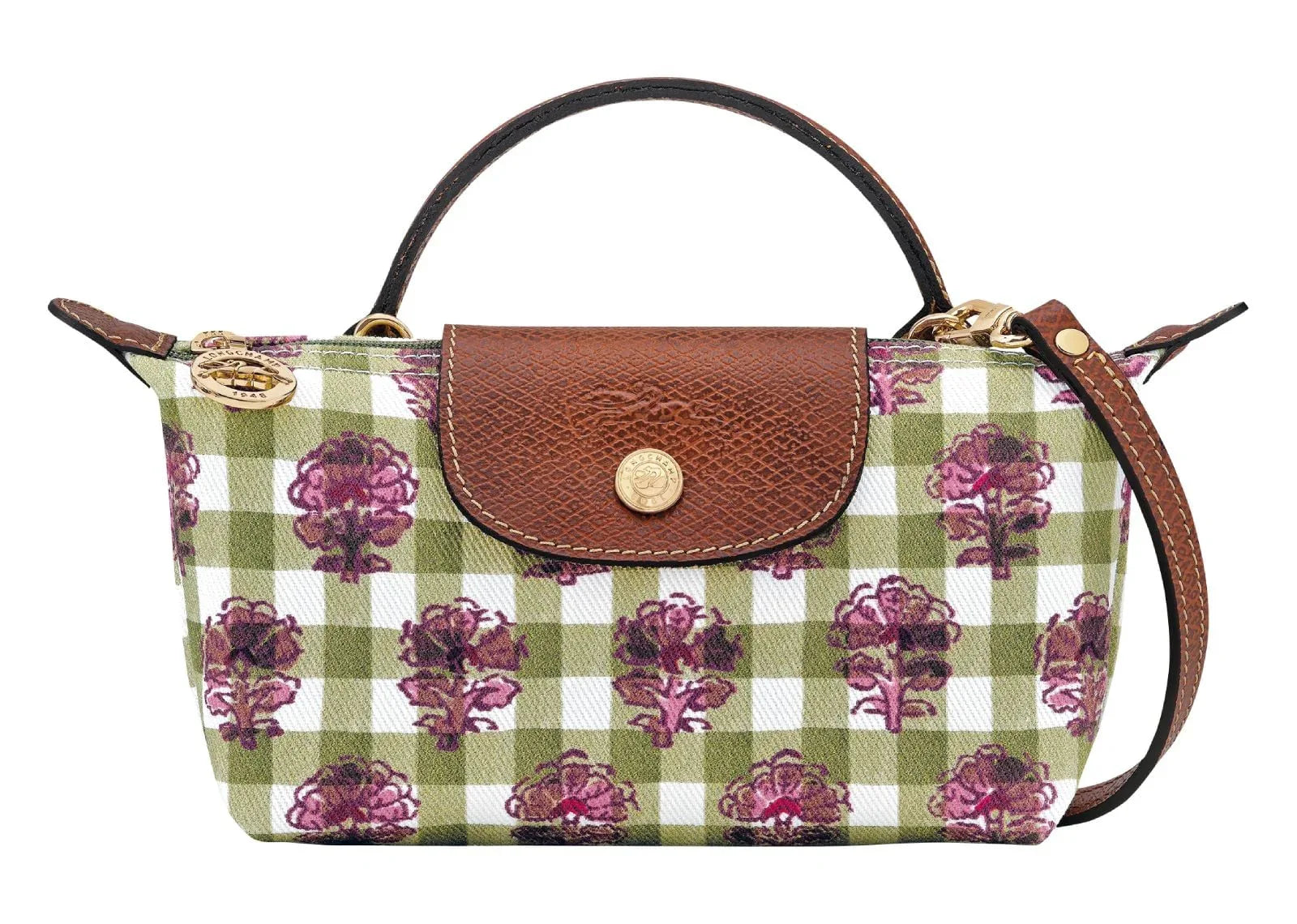 Longchamp Le Pliage Collection XS Pouch Artichoke Canvas - My Suti