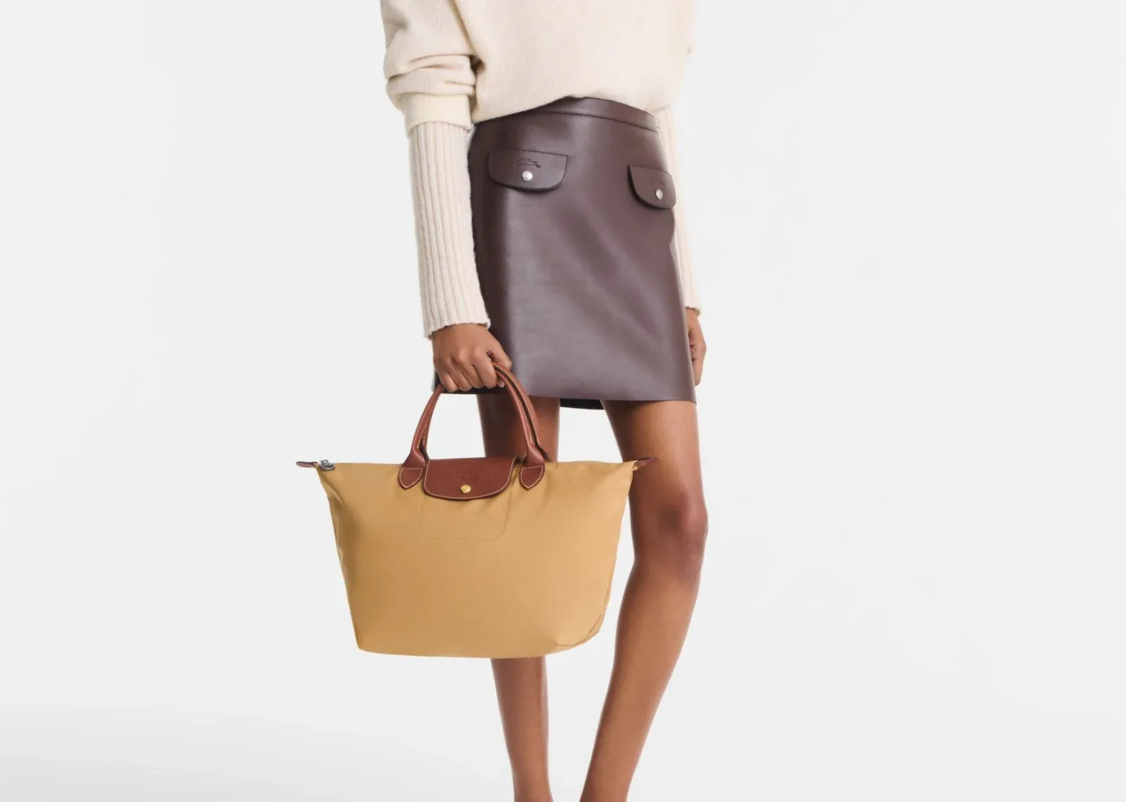 Longchamp Le Pliage Original Medium Handbag Fawn - My Suti