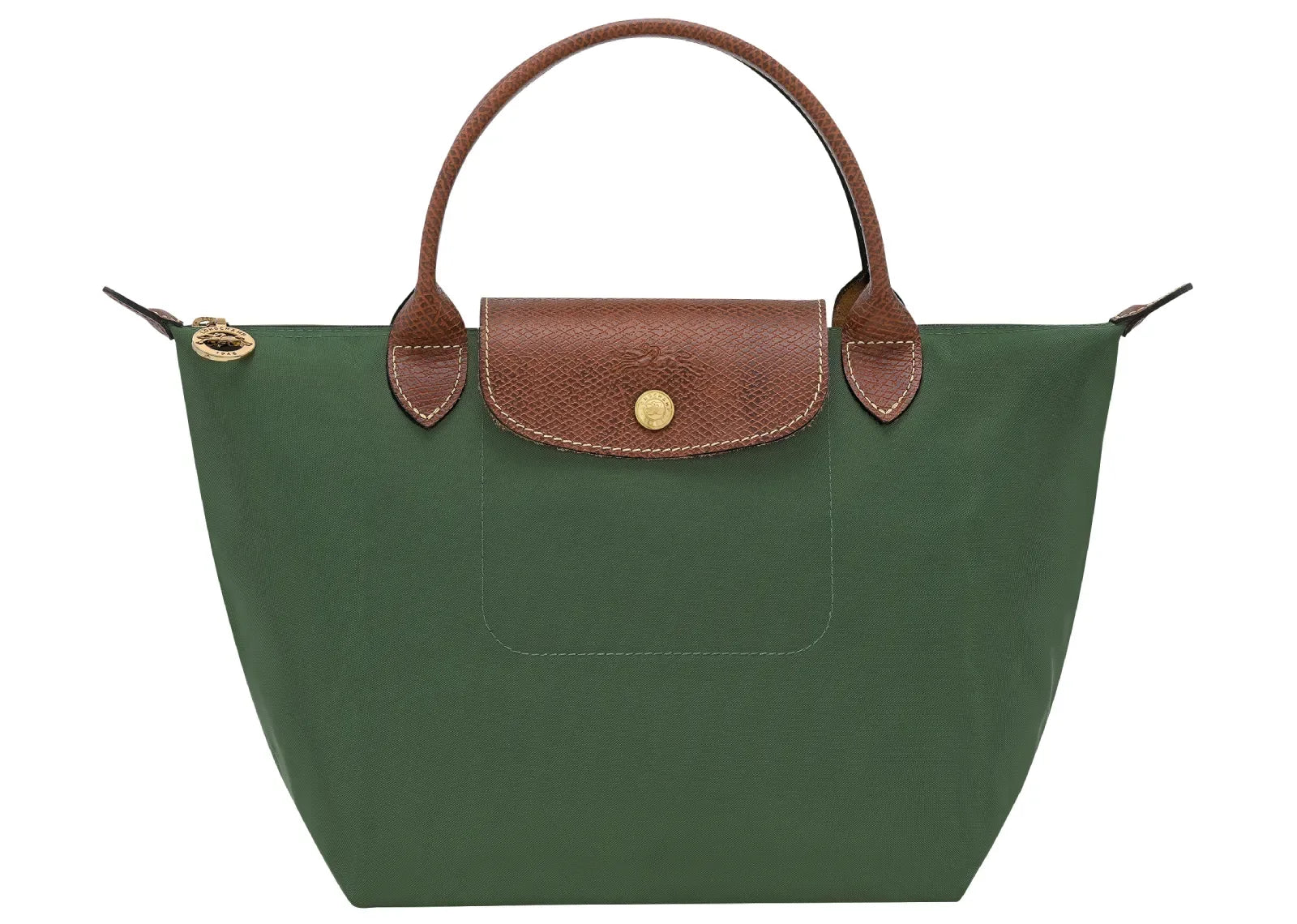 Longchamp Le Pliage Original Small Handbag British Green - My Suti
