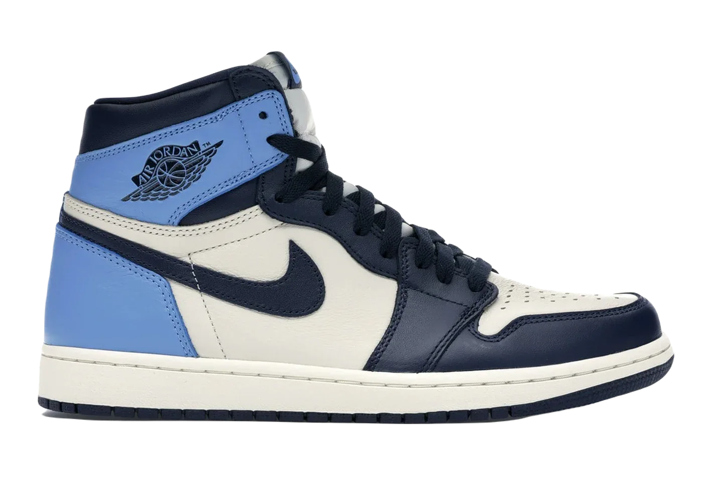 Nike Air Jordan 1 Retro High Obsidian UNC - My Suti