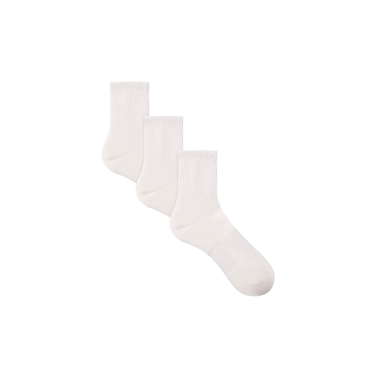 SKIMS MENS 3/4 CREW SOCK 3-PACK | CHALK