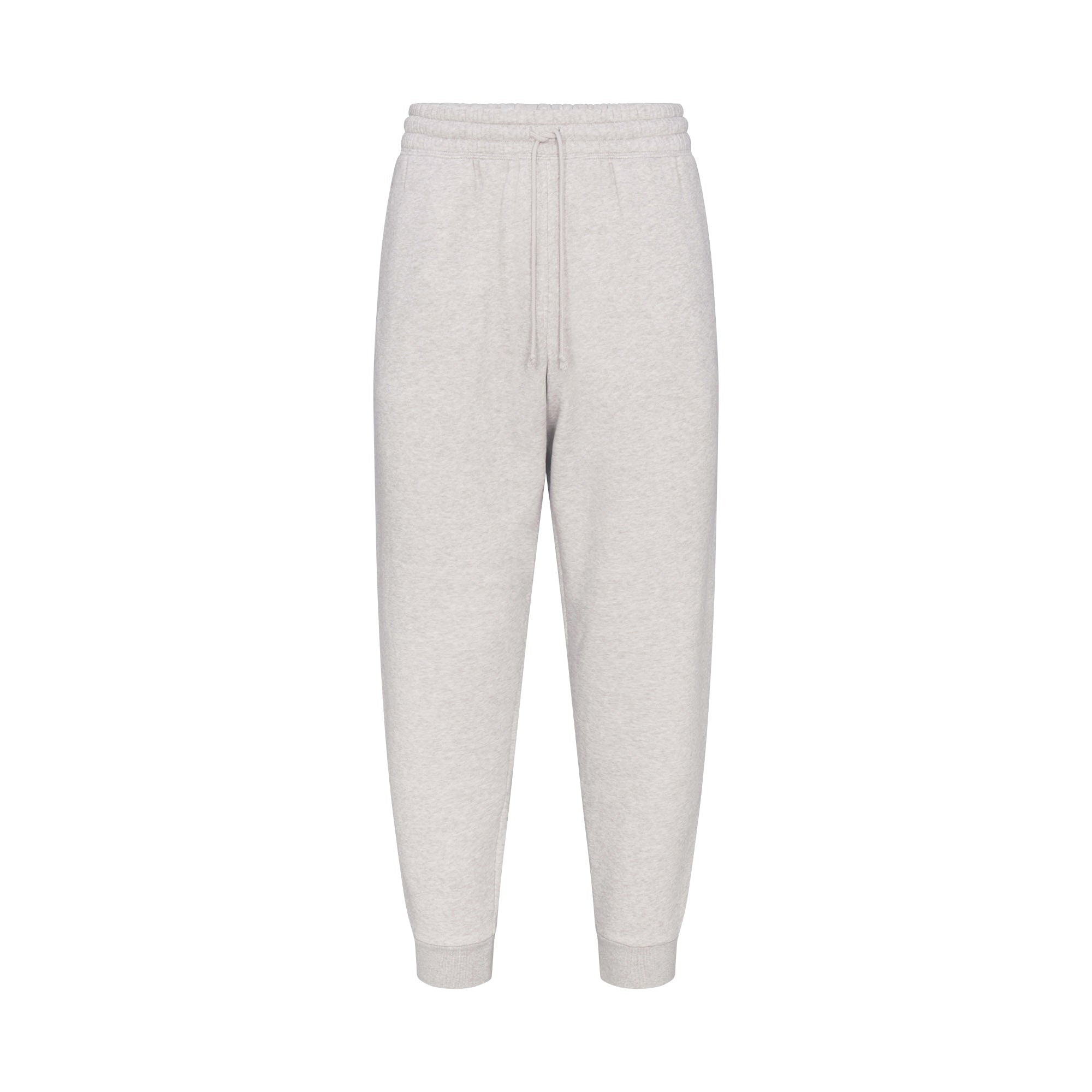 SKIMS FLEECE LOUNGE MENS TAPERED JOGGER | LIGHT HEATHER GREY