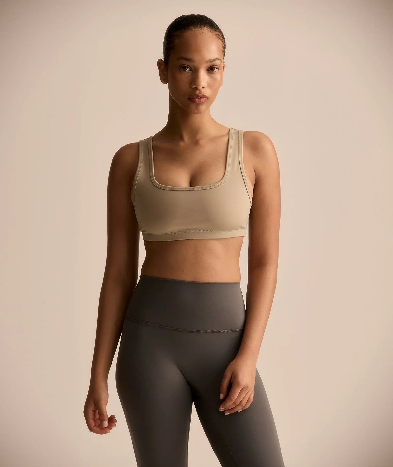 VEHLA SPORTS BRA - TAUPE - Sütyen - My Suti