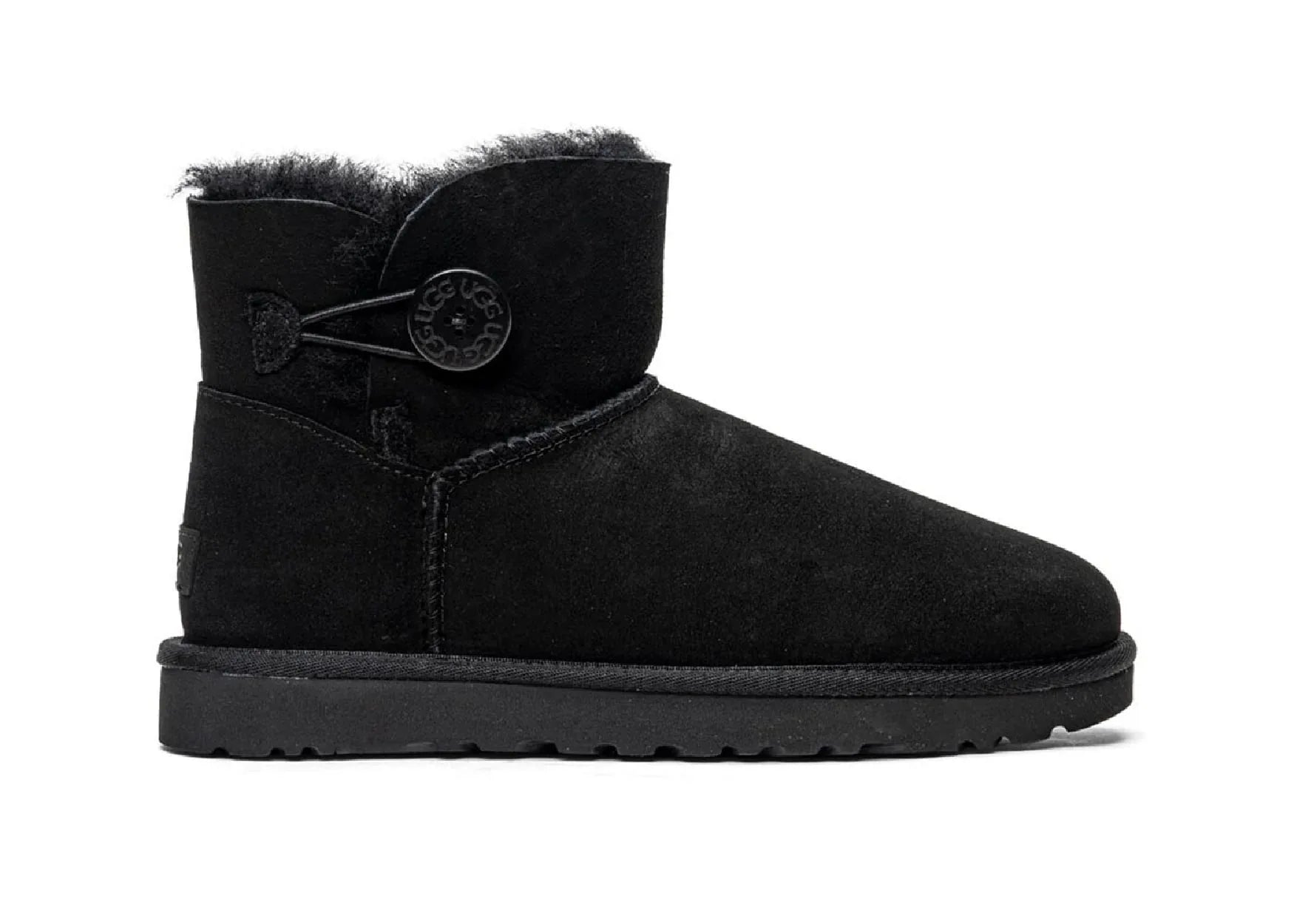 Ugg Mini Bailey Button II Black - My Suti