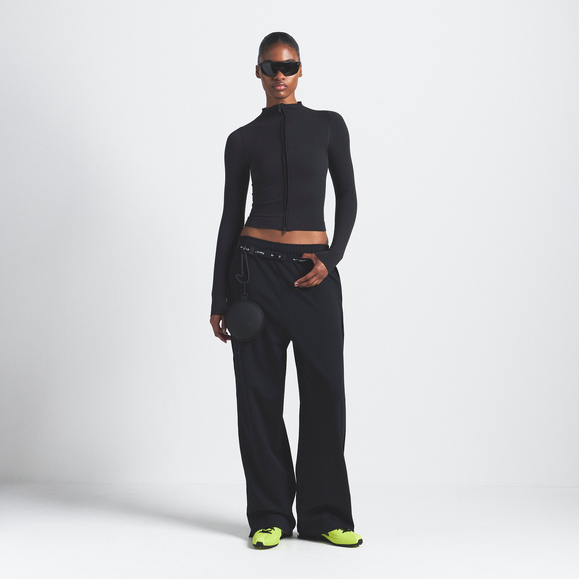 NikeSKIMS VINTAGE SEAMLESS FULL ZIP JACKET | OBSIDIAN