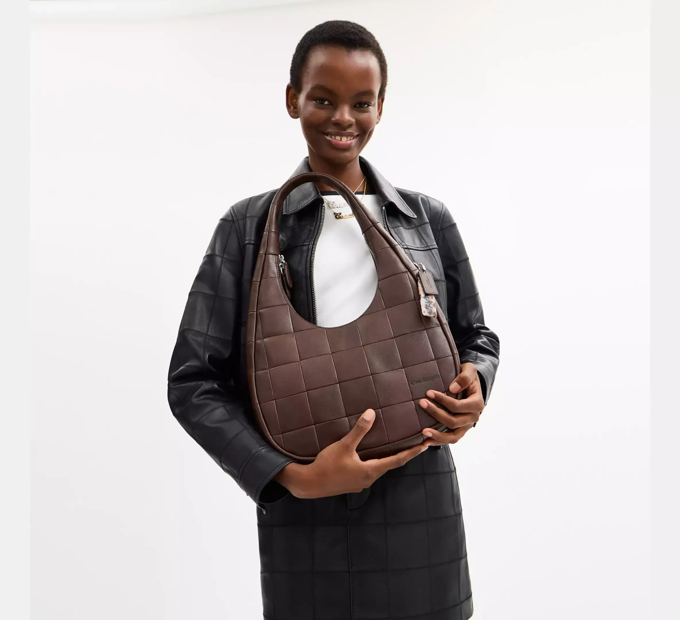 Coach Alter/Ego Crescent Shoulder Bag In Upcrafted Leather - Leather/Maple - My Suti