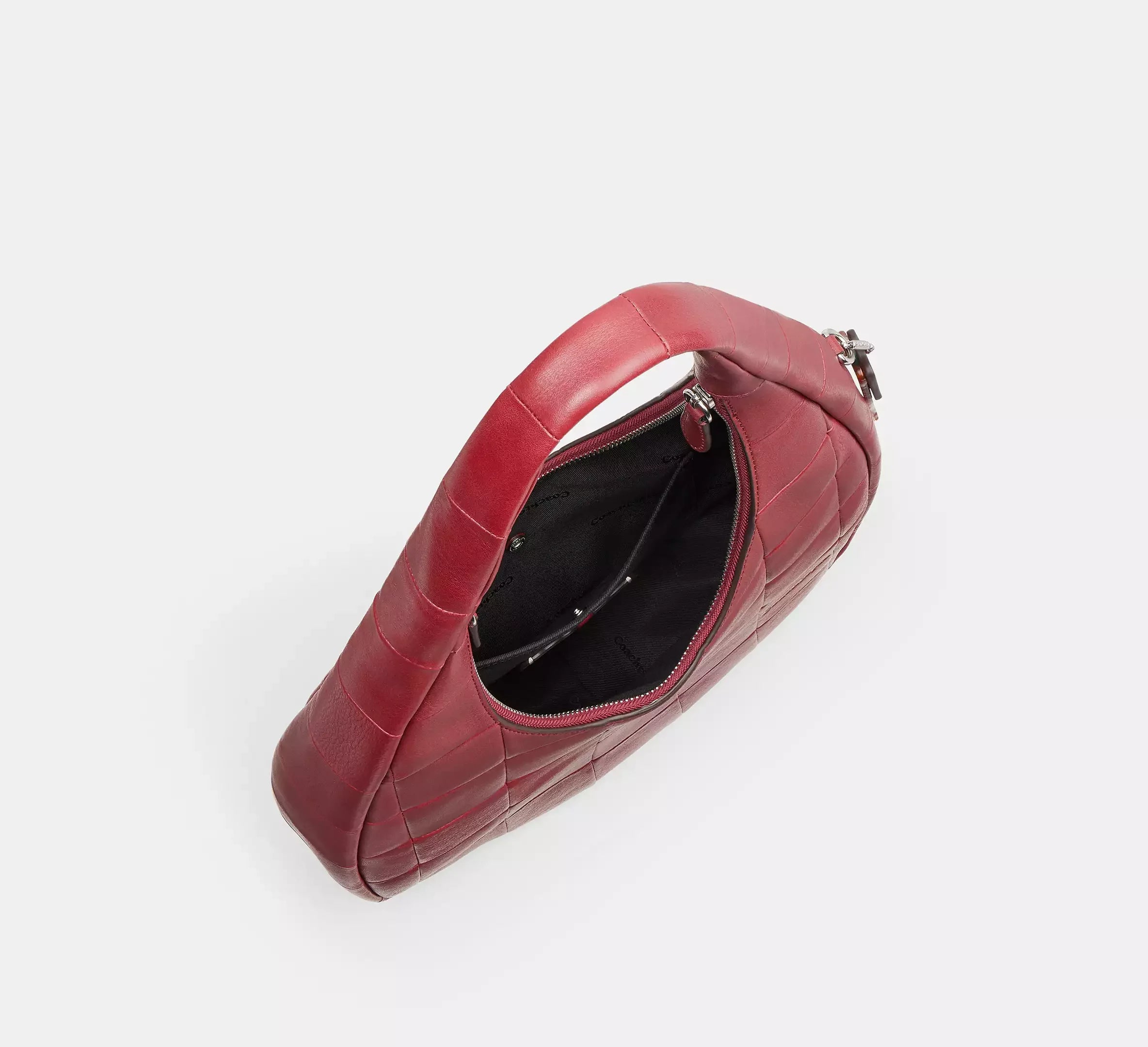 Coach Alter/Ego Crescent Shoulder Bag In Upcrafted Leather - Dark Ruby - My Suti