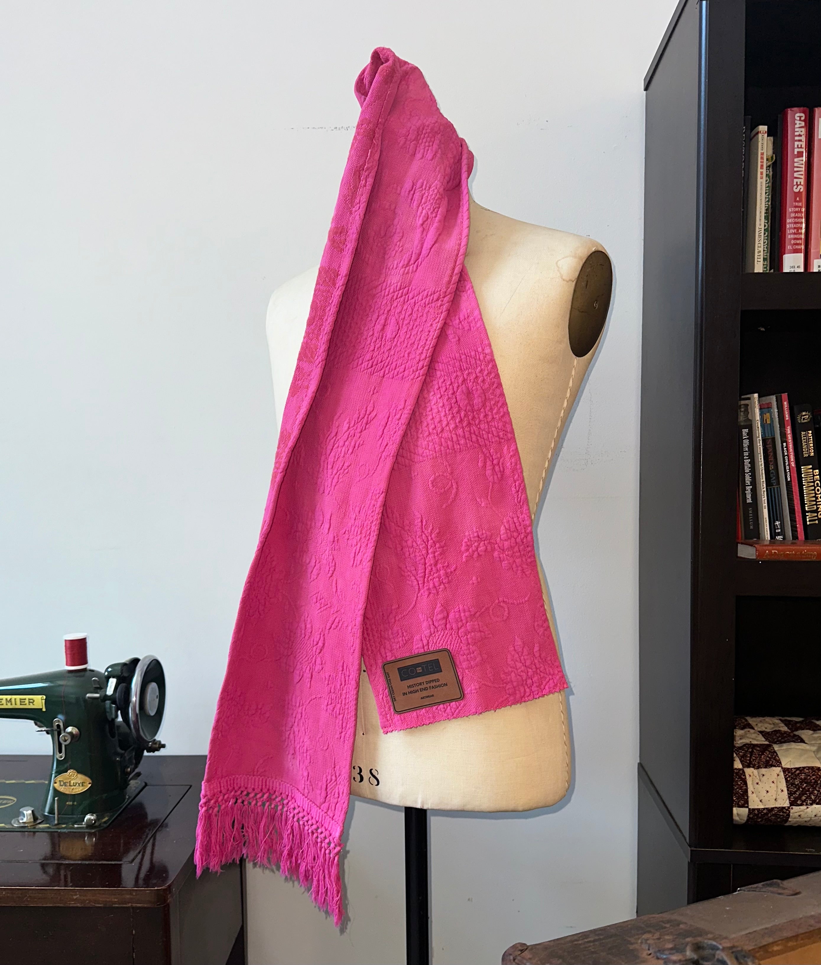 Cointel 1 of 3 Fuchsia Reliquary Scarf