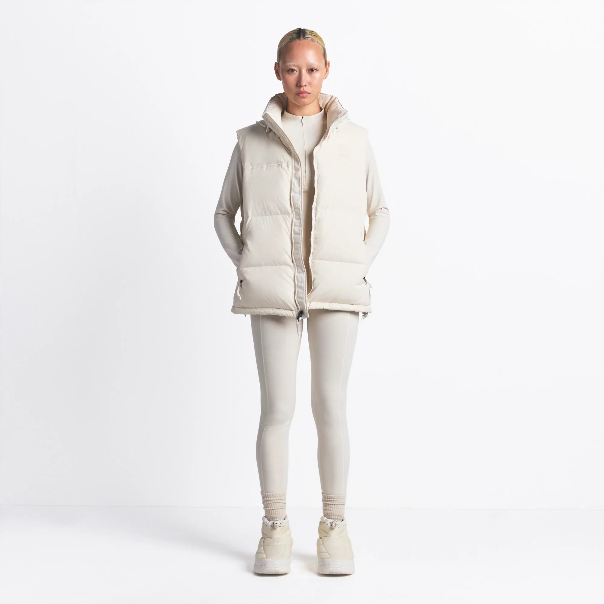 THE NORTH FACE X SKIMS 1996 NUPTSE VEST | BONE