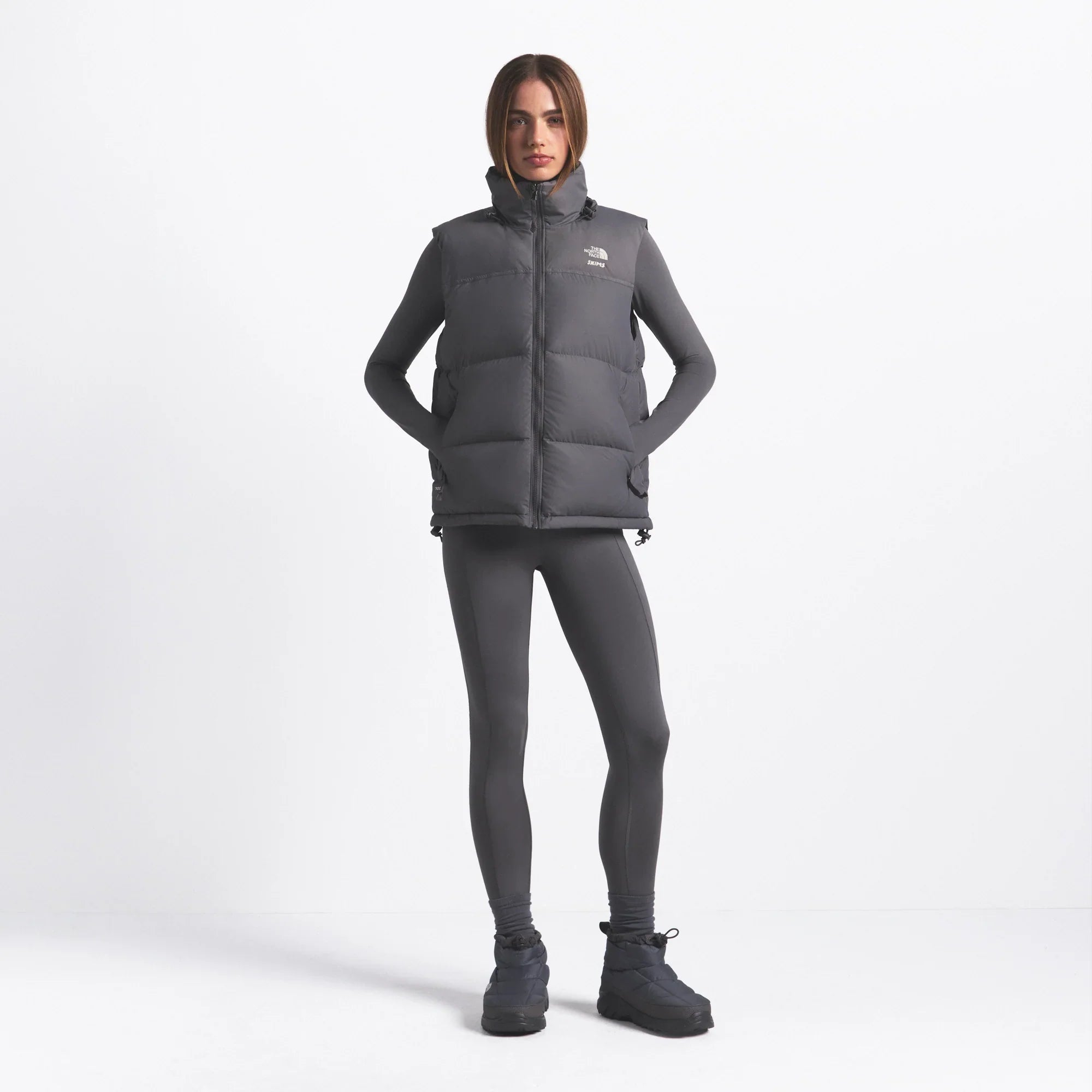 THE NORTH FACE X SKIMS 1996 NUPTSE VEST | GUNMETAL