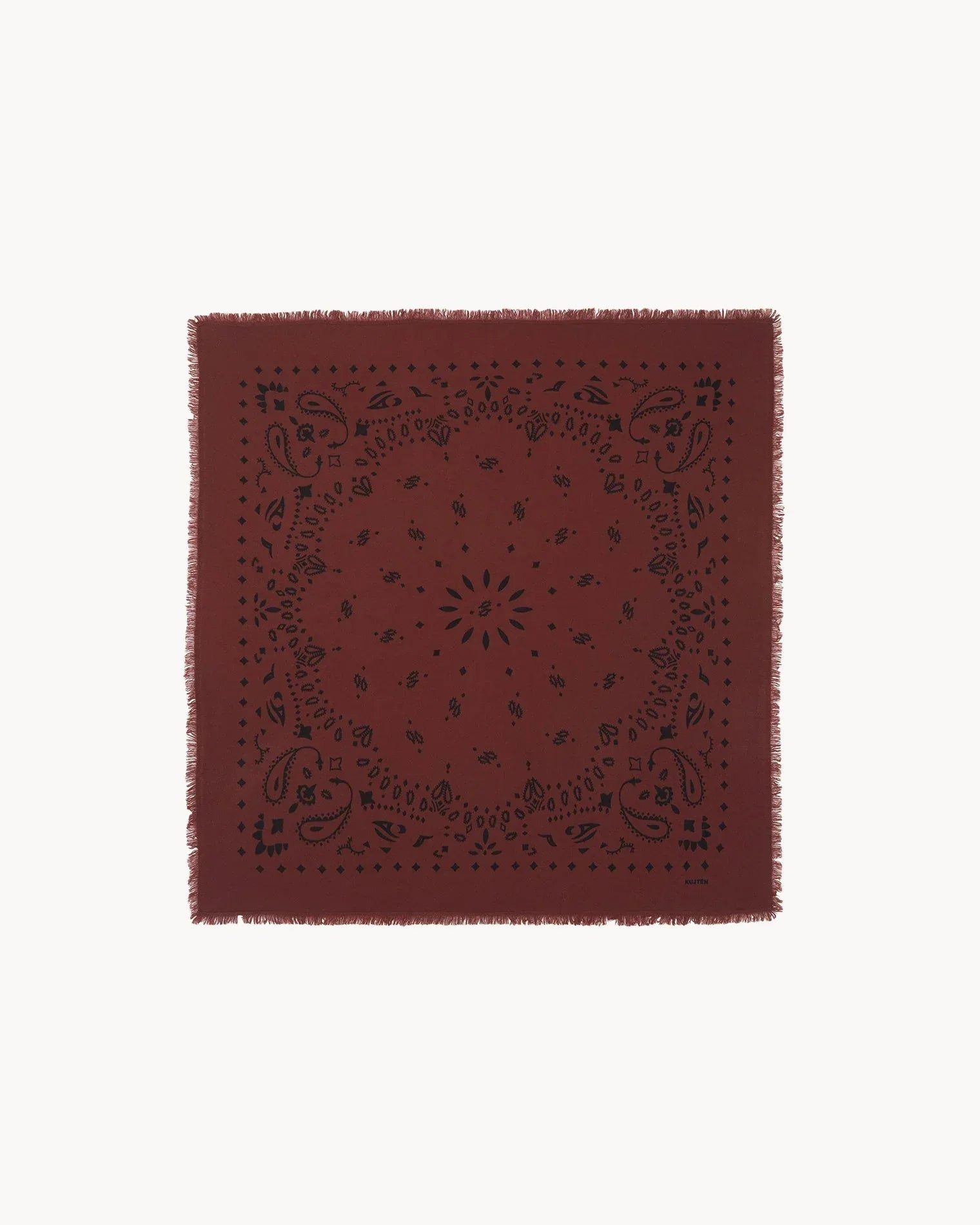KUJTEN Small Bandana Hachi Earth Burgundy - Bandana - My Suti
