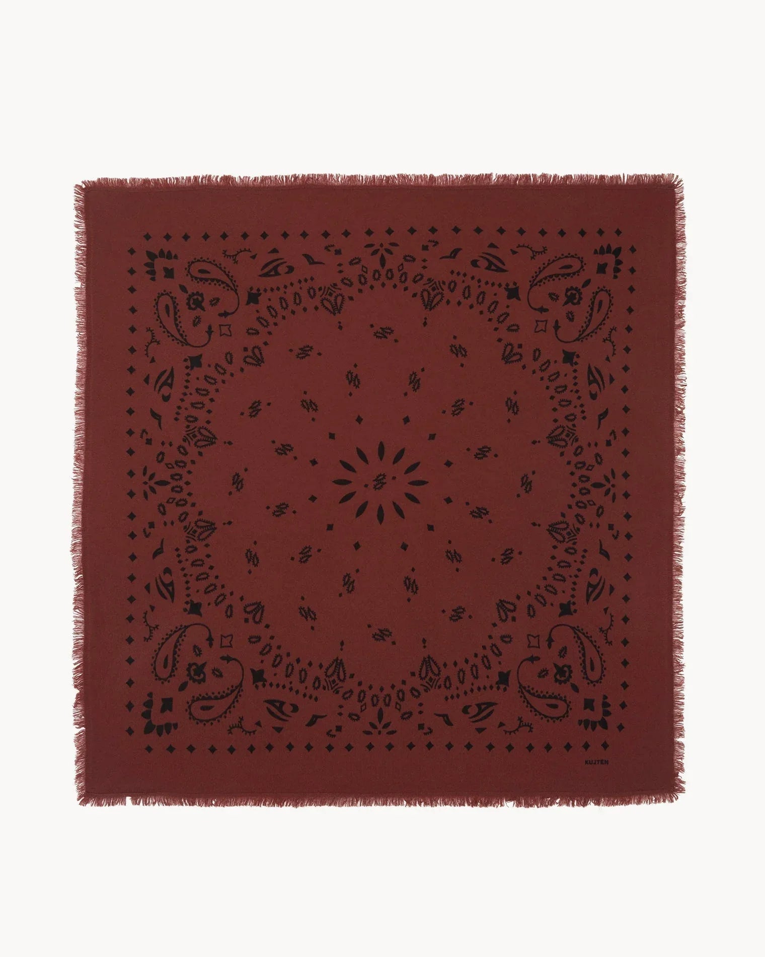 KUJTEN Bandana Hachiko Earth Burgundy - Bandana - My Suti