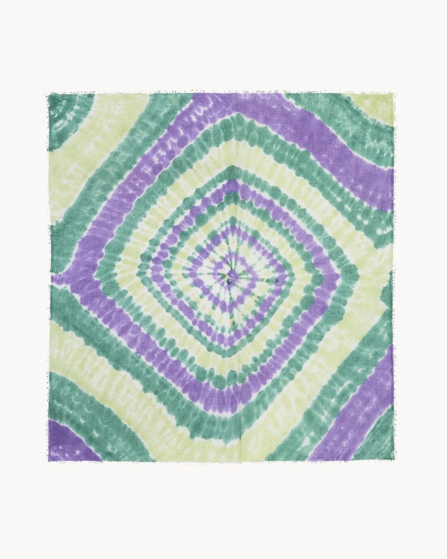 KUJTEN Very Large Bandana Effy Sunny Purple Green - Bandana - My Suti