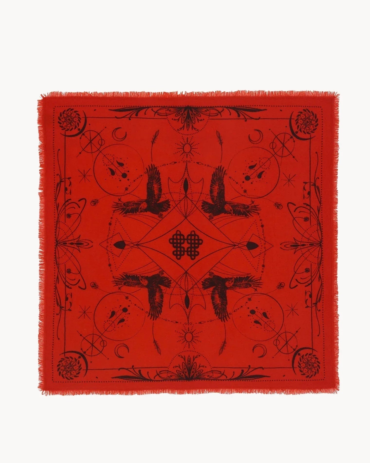 KUJTEN Large Bandana Hiloki Red Orange - Bandana - My Suti