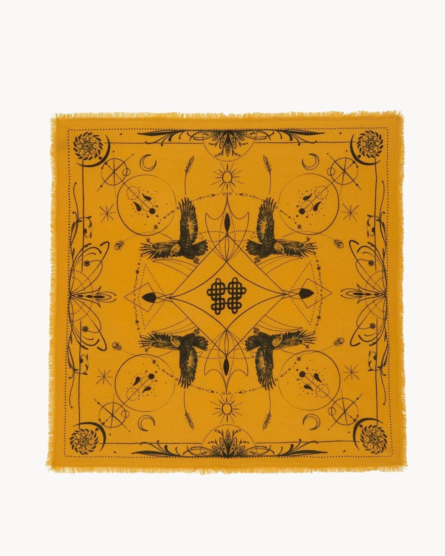 KUJTEN Large Bandana Hiloki Mango Yellow - Bandana - My Suti