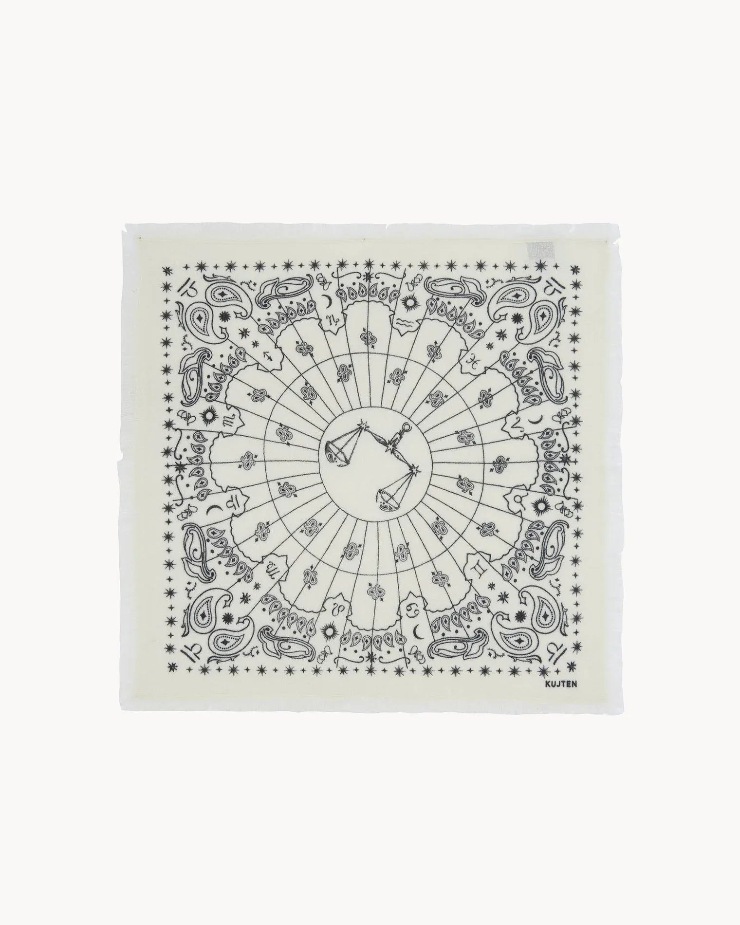 KUJTEN Small Bandana Hachi Sign Libra - Terazi Burcu Bandanası - My Suti