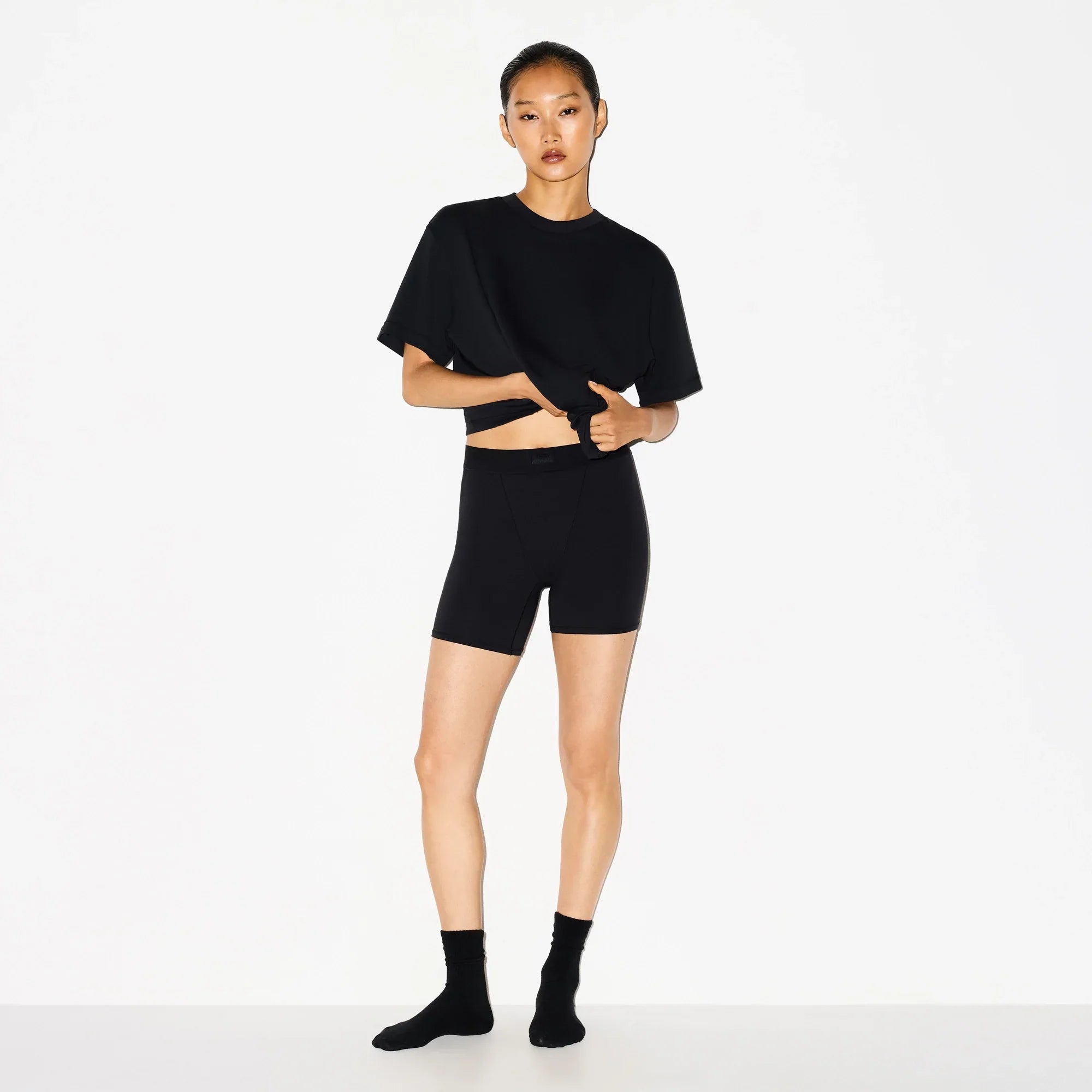 SKIMS BOYFRIEND BOXER | ONYX