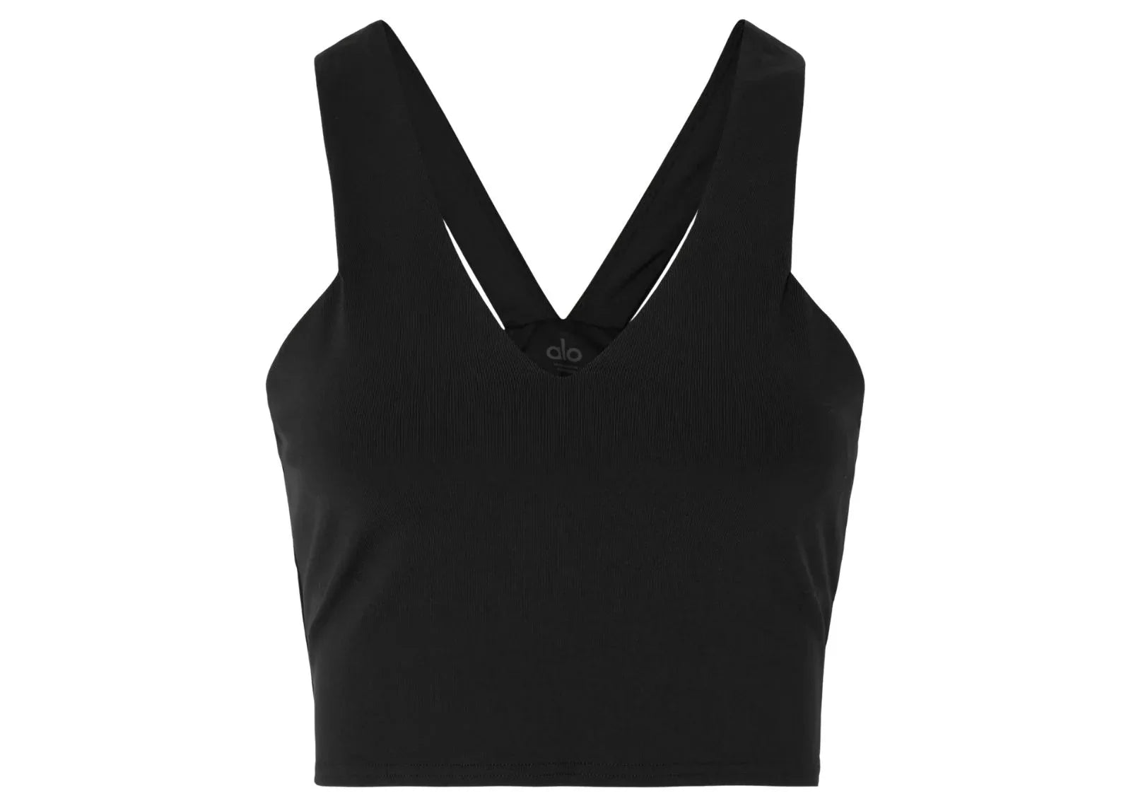 Alo Yoga Real Airbrush Sports Bra Black - My Suti