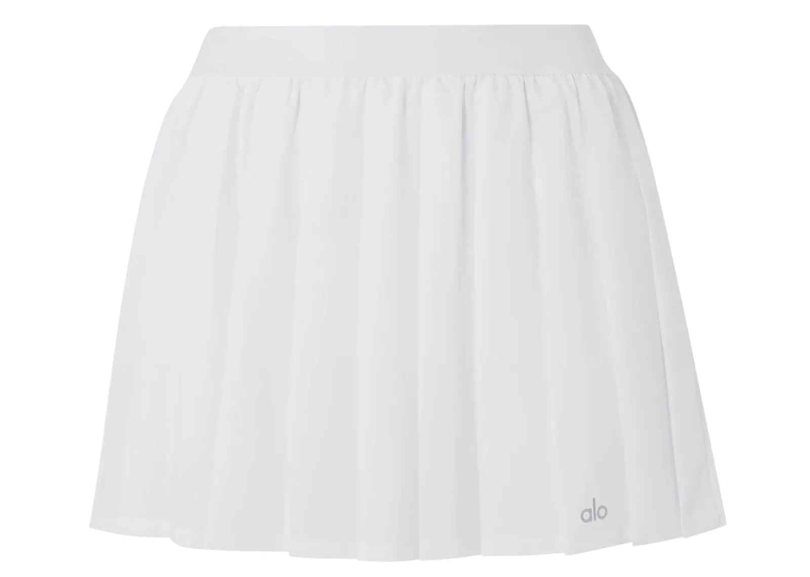 Alo Yoga Varsity Pleated Tennis Skirt White - My Suti