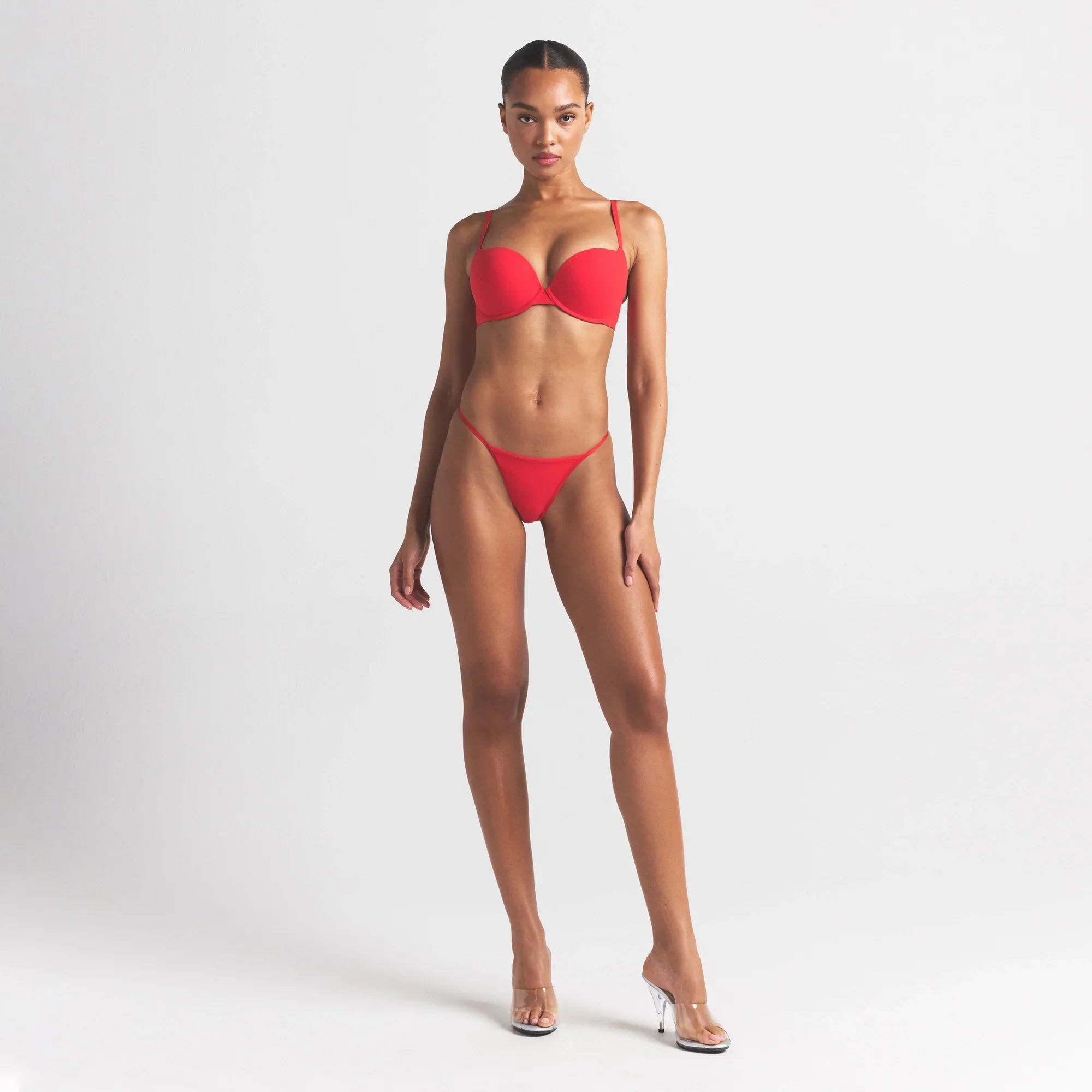 SKIMS FITS EVERYBODY PUSH-UP BRA | CHERRY