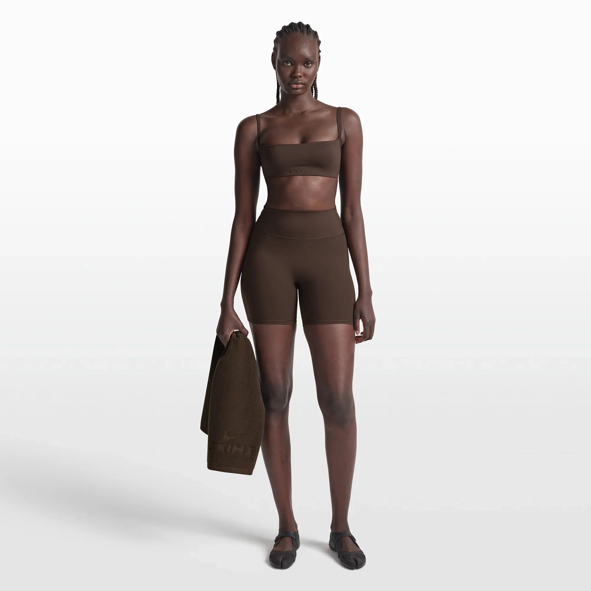 NikeSKIMS MATTE MICRO BRA | DARK SEPIA