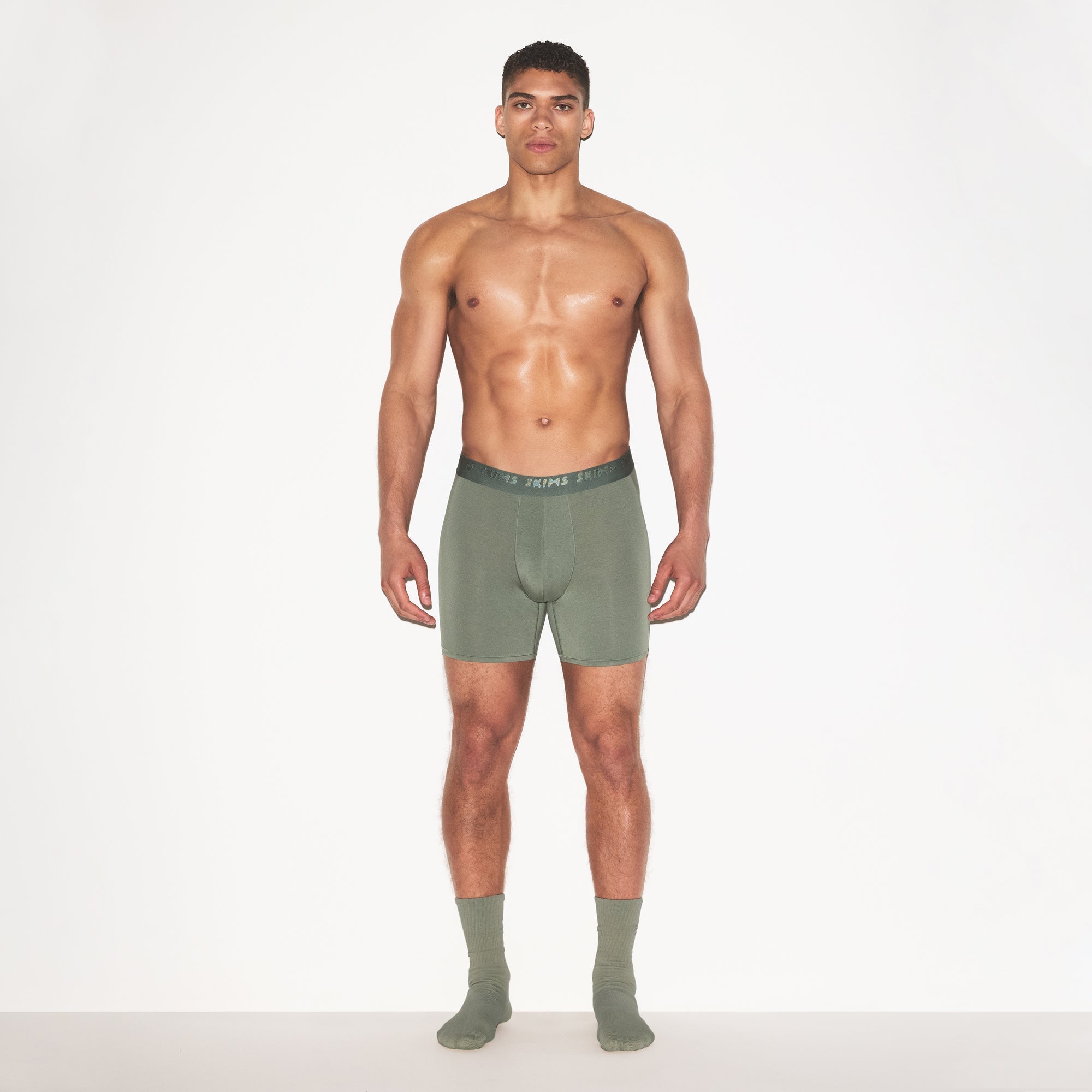 SKIMS STRETCH MENS 5" BOXER BRIEF | LAUREL
