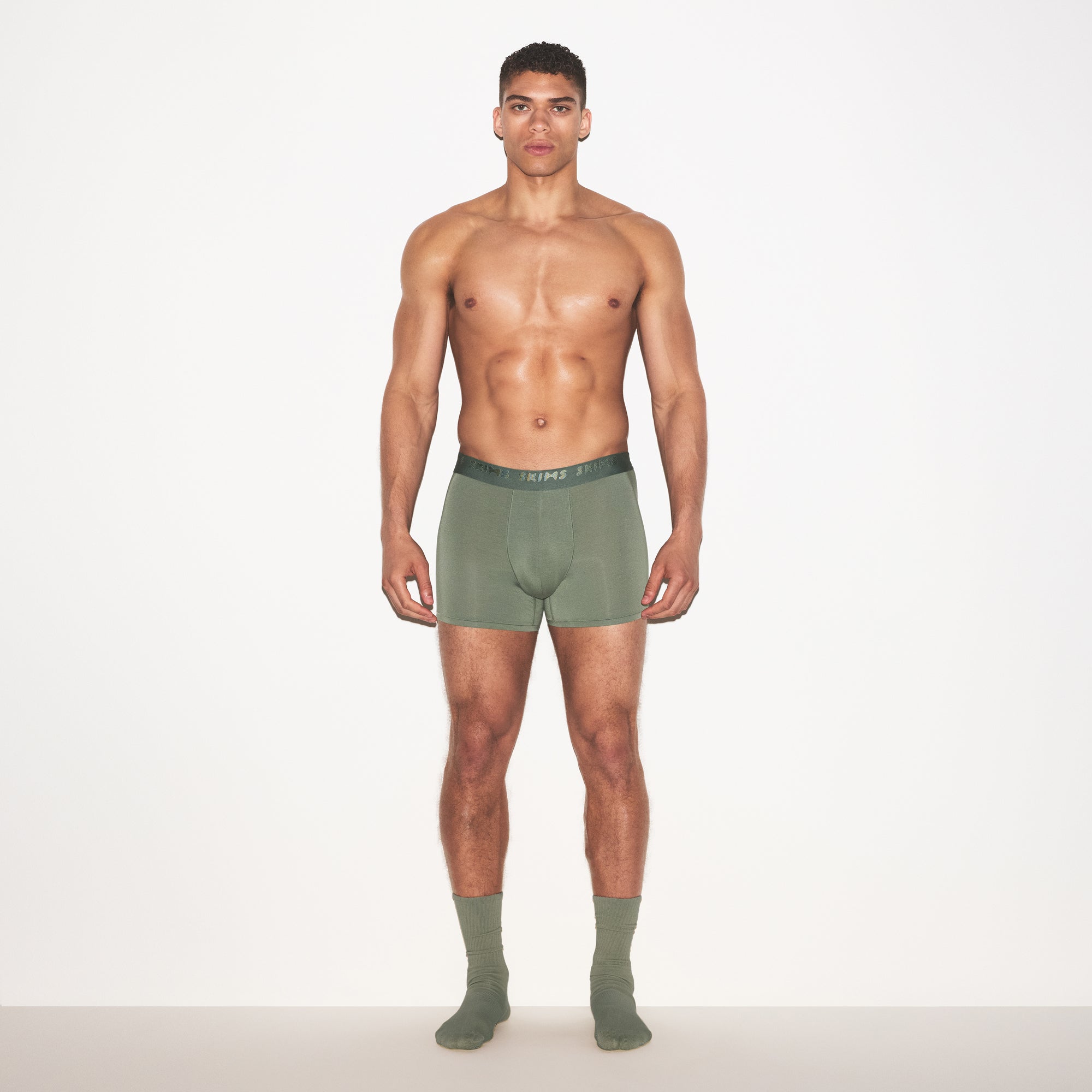 SKIMS STRETCH MENS 3" BOXER BRIEF 3-PACK | LAUREL MULTI