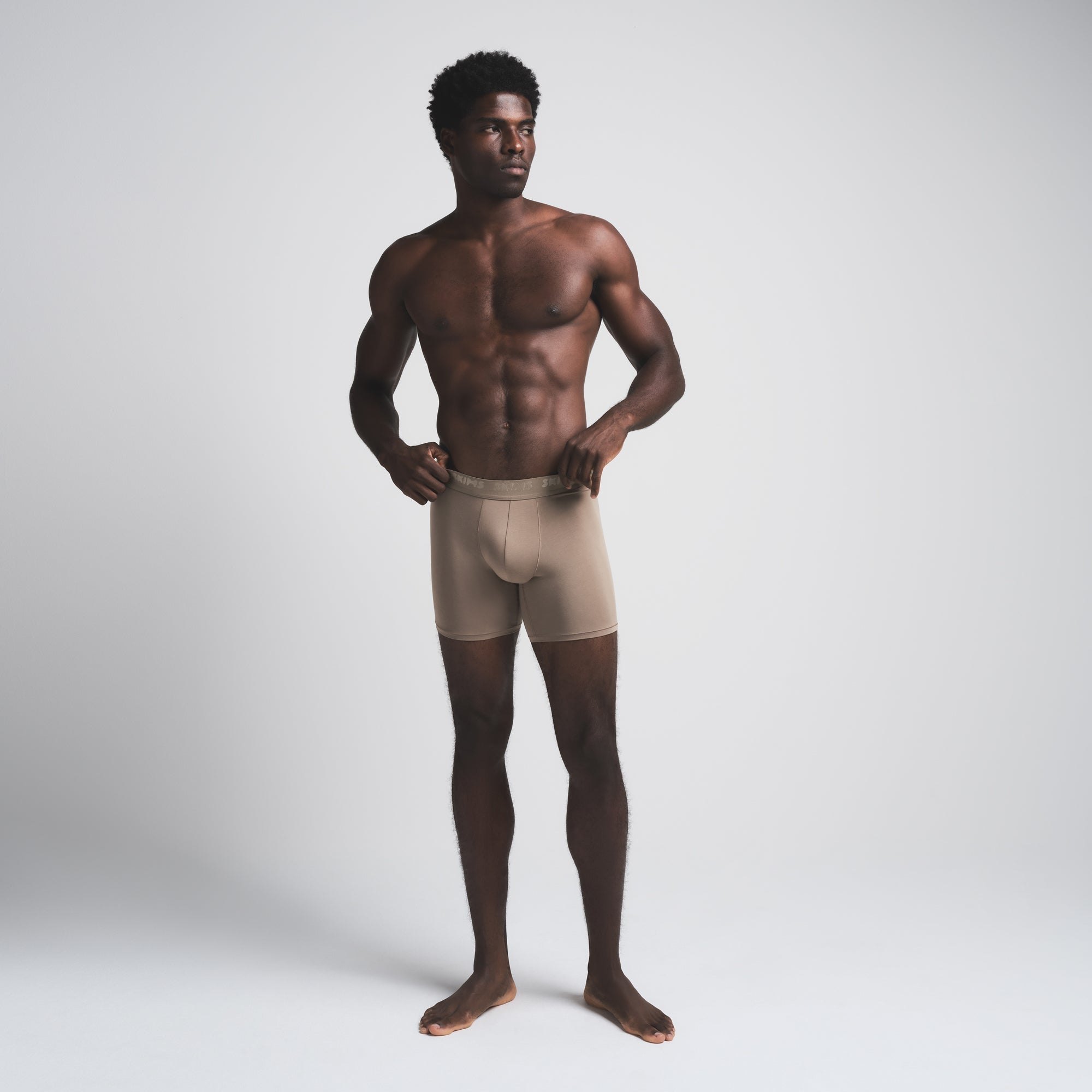 SKIMS STRETCH MENS 5" BOXER BRIEF 5-PACK | COCOA MULTI