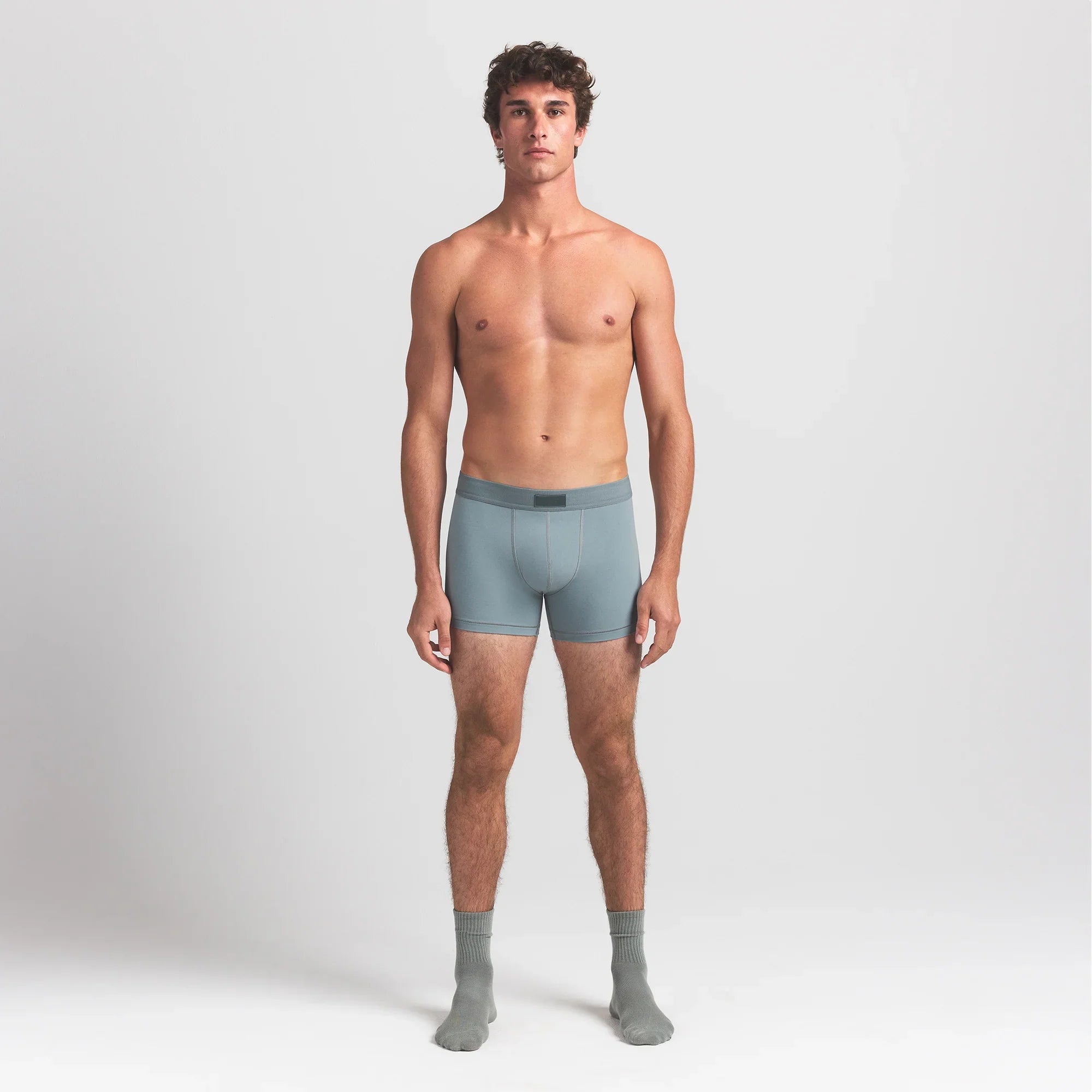 SKIMS COTTON MENS 3" BOXER BRIEF 5-PACK | VERDANT SKY MULTI