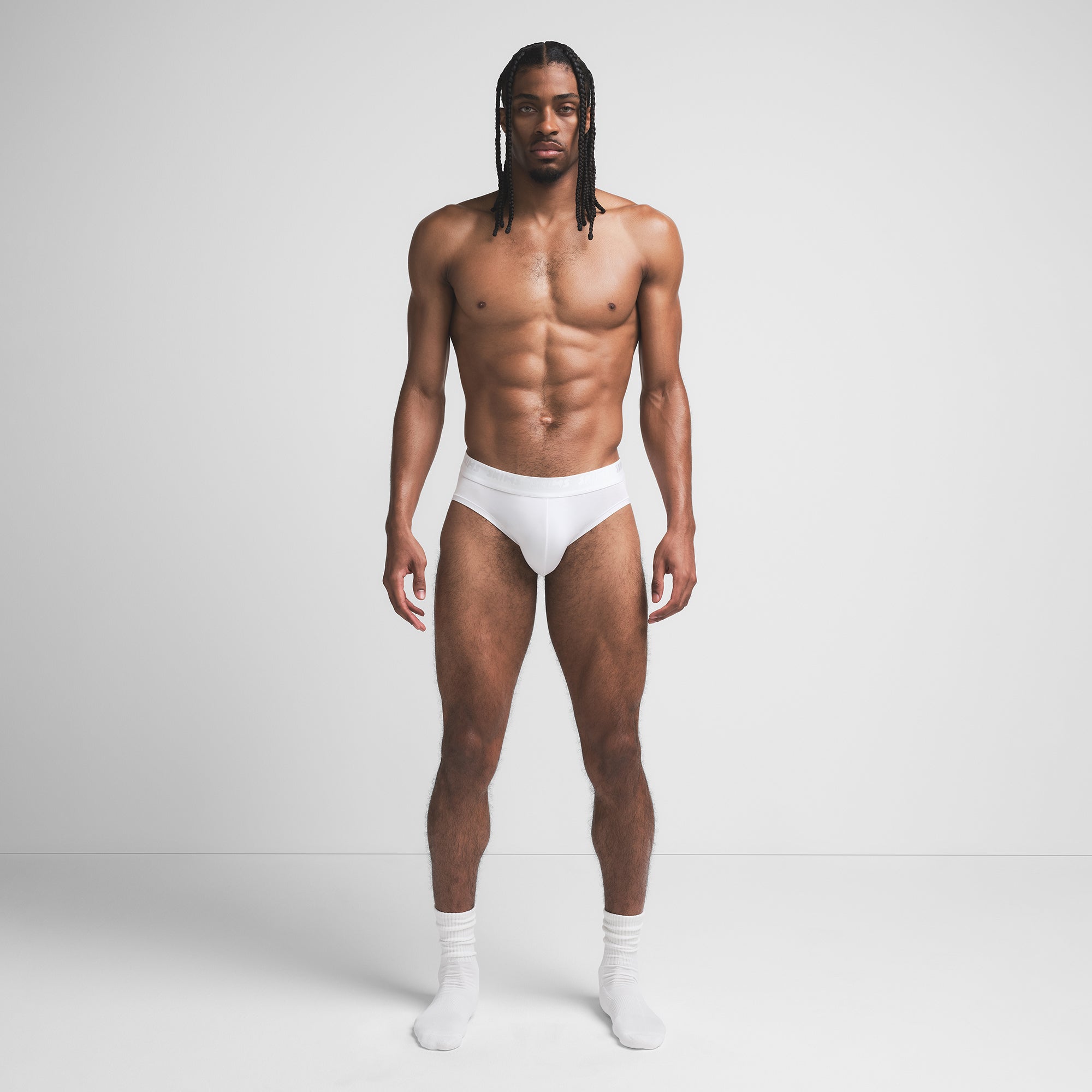 SKIMS STRETCH MENS BRIEF | CHALK