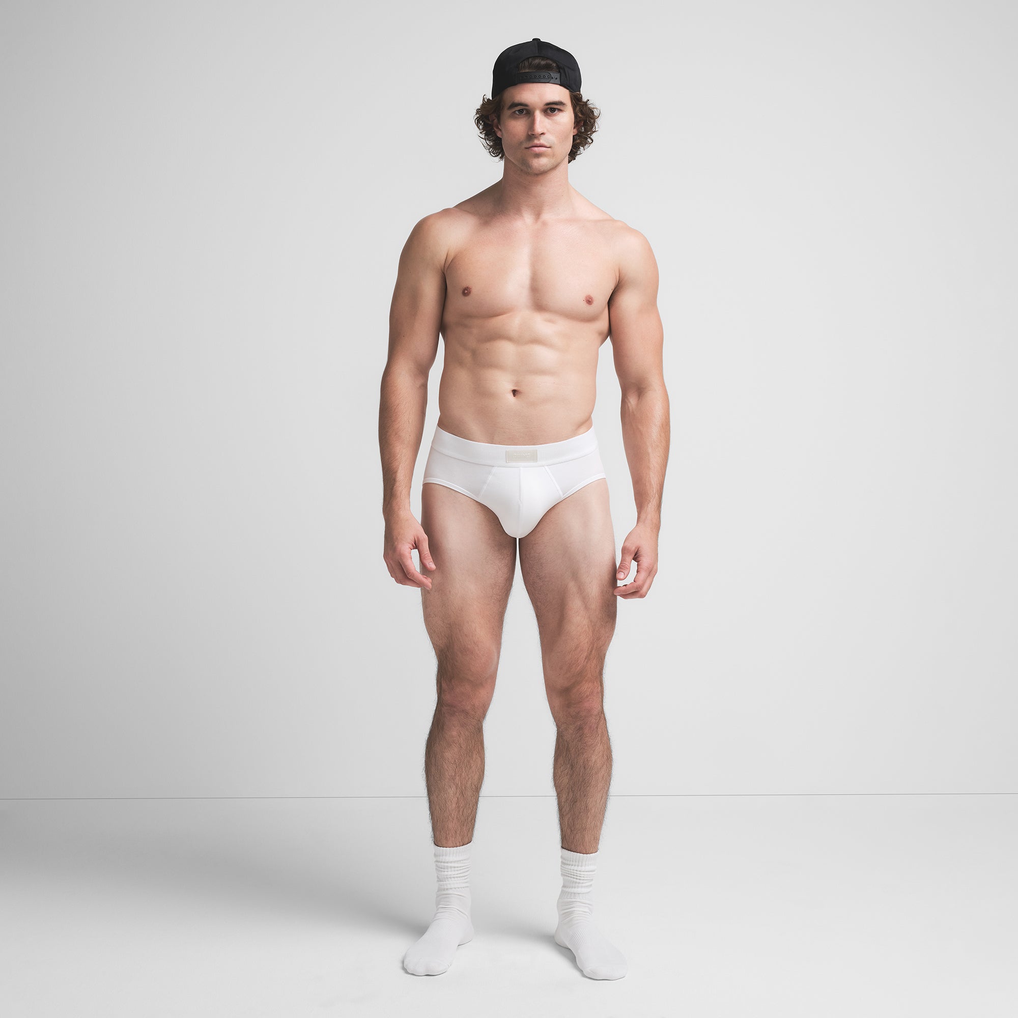 SKIMS COTTON MENS BRIEF | CHALK