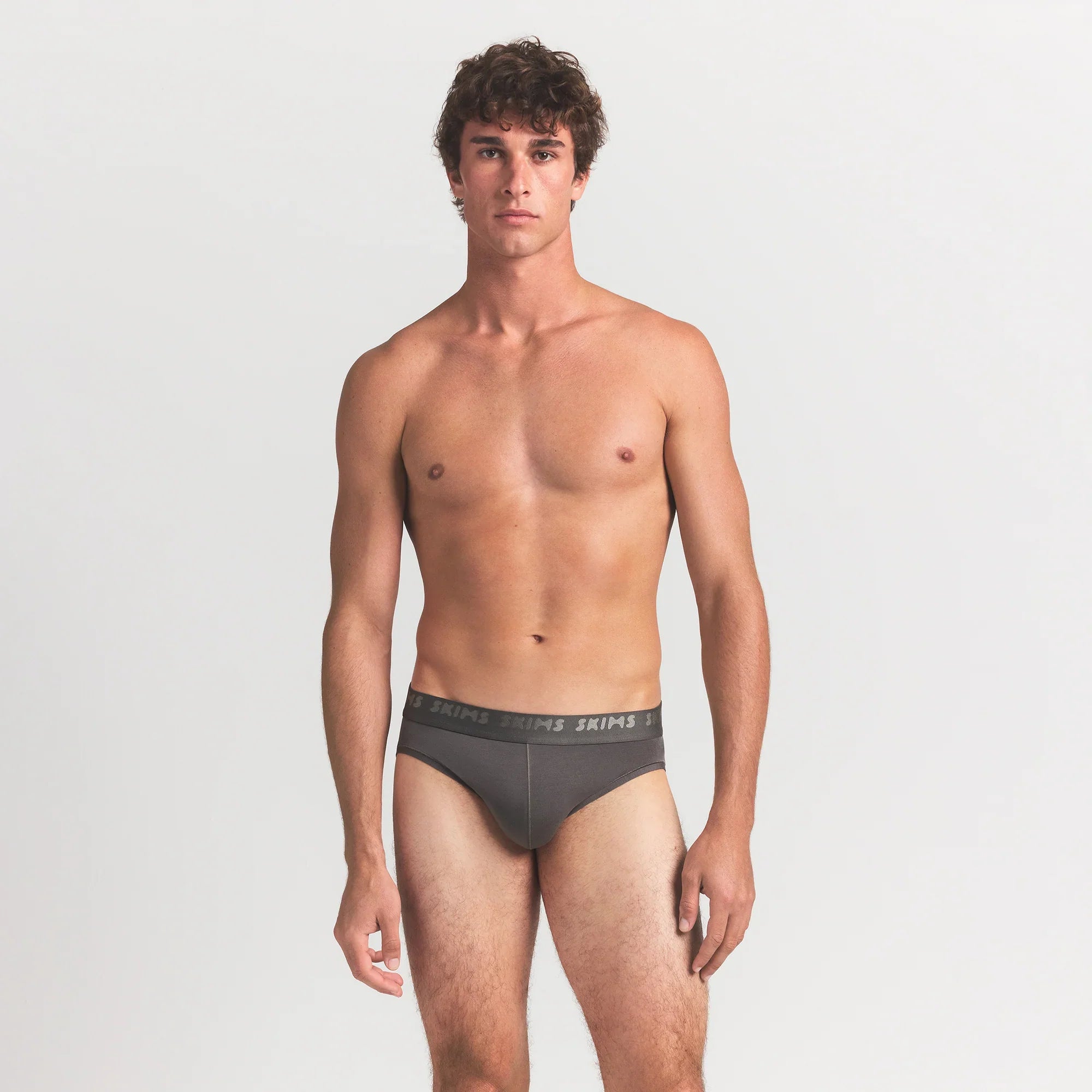 SKIMS STRETCH MENS BRIEF 3-PACK | GUNMETAL MULTI