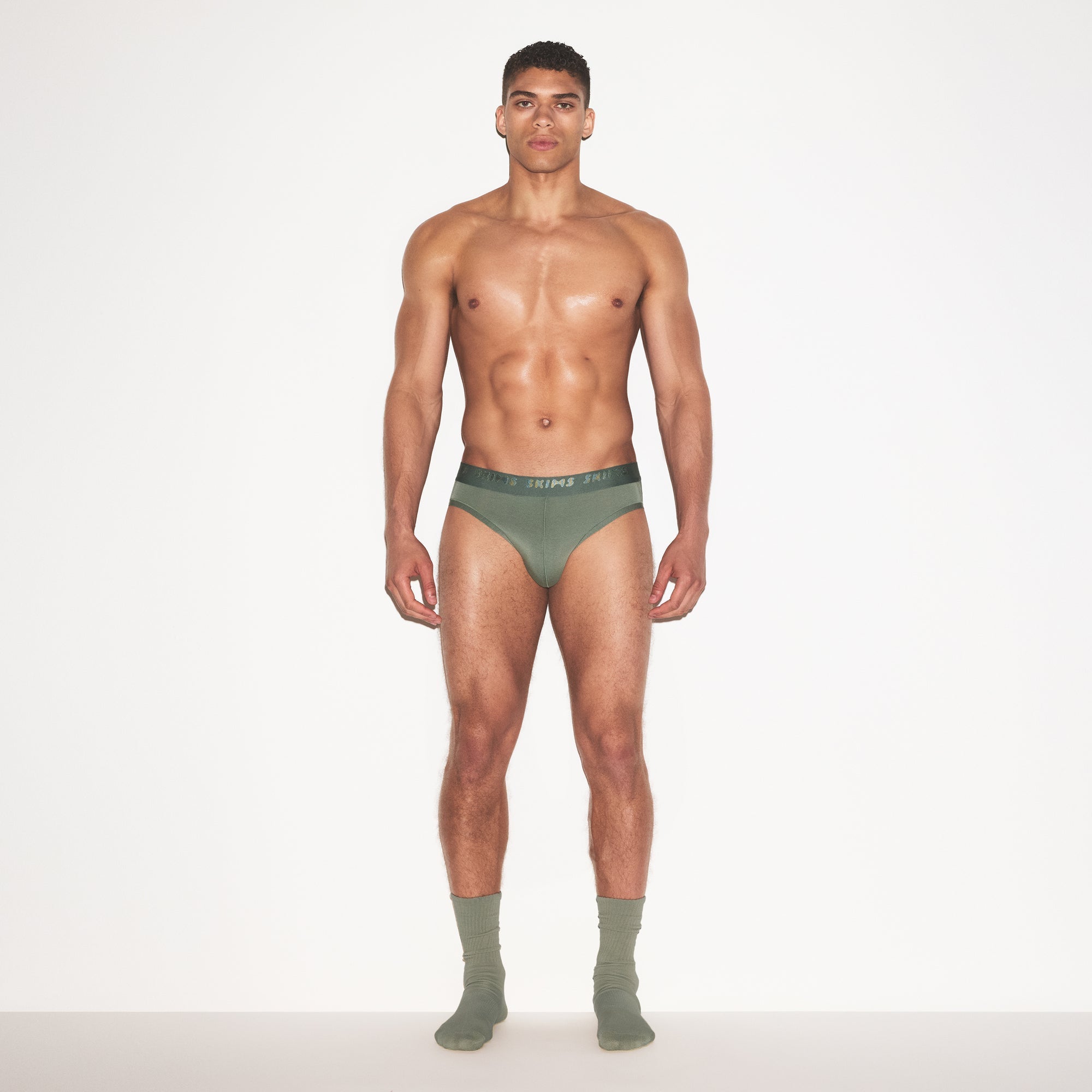 SKIMS STRETCH MENS BRIEF 3-PACK | LAUREL MULTI