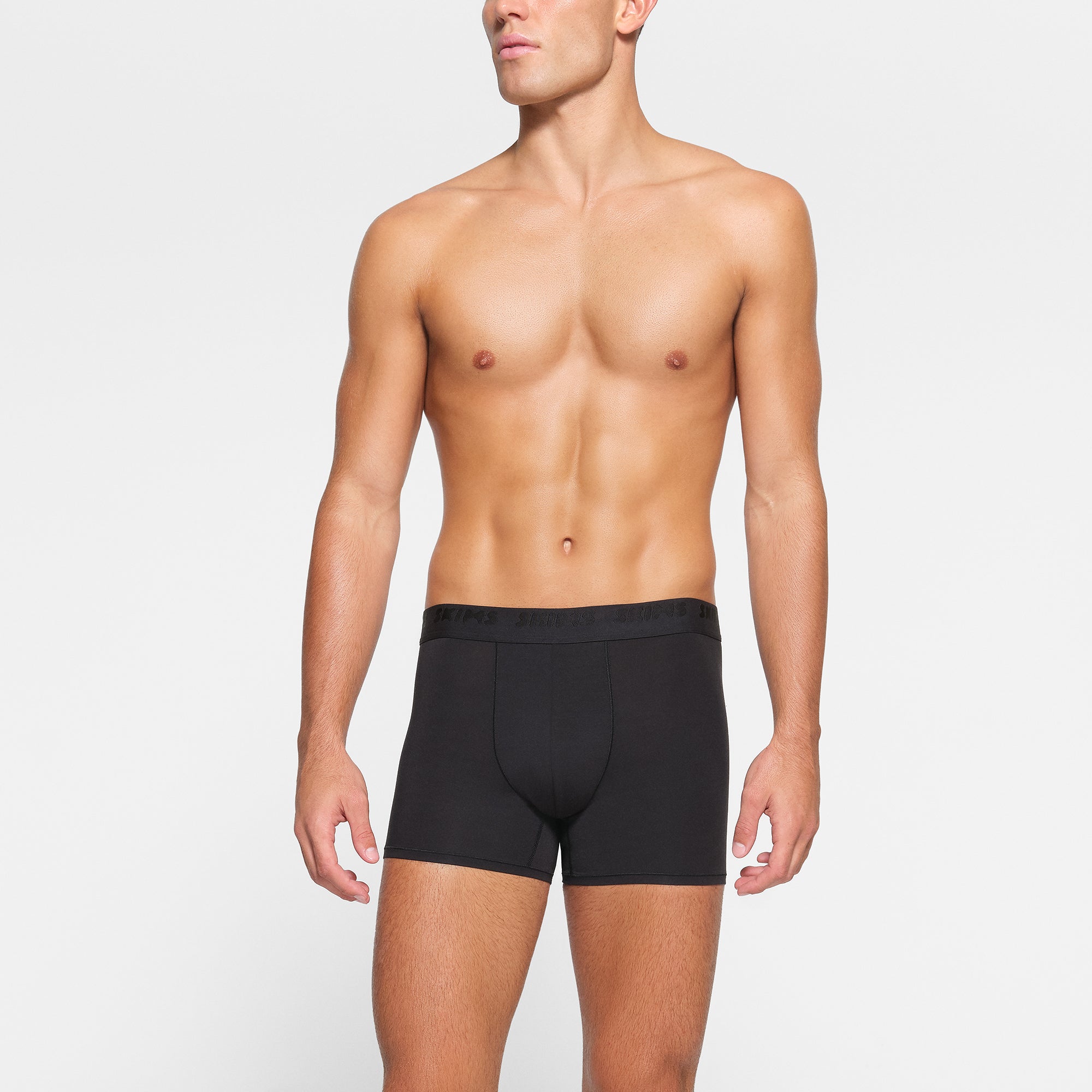 SKIMS STRETCH MENS 3" BOXER BRIEF 3-PACK | OBSIDIAN