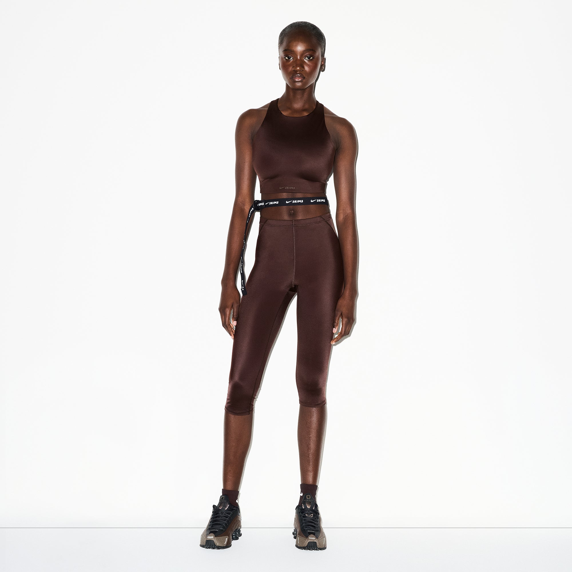 NikeSKIMS SHINE DRAWCORD CROP 17" LEGGING | PHOENIX