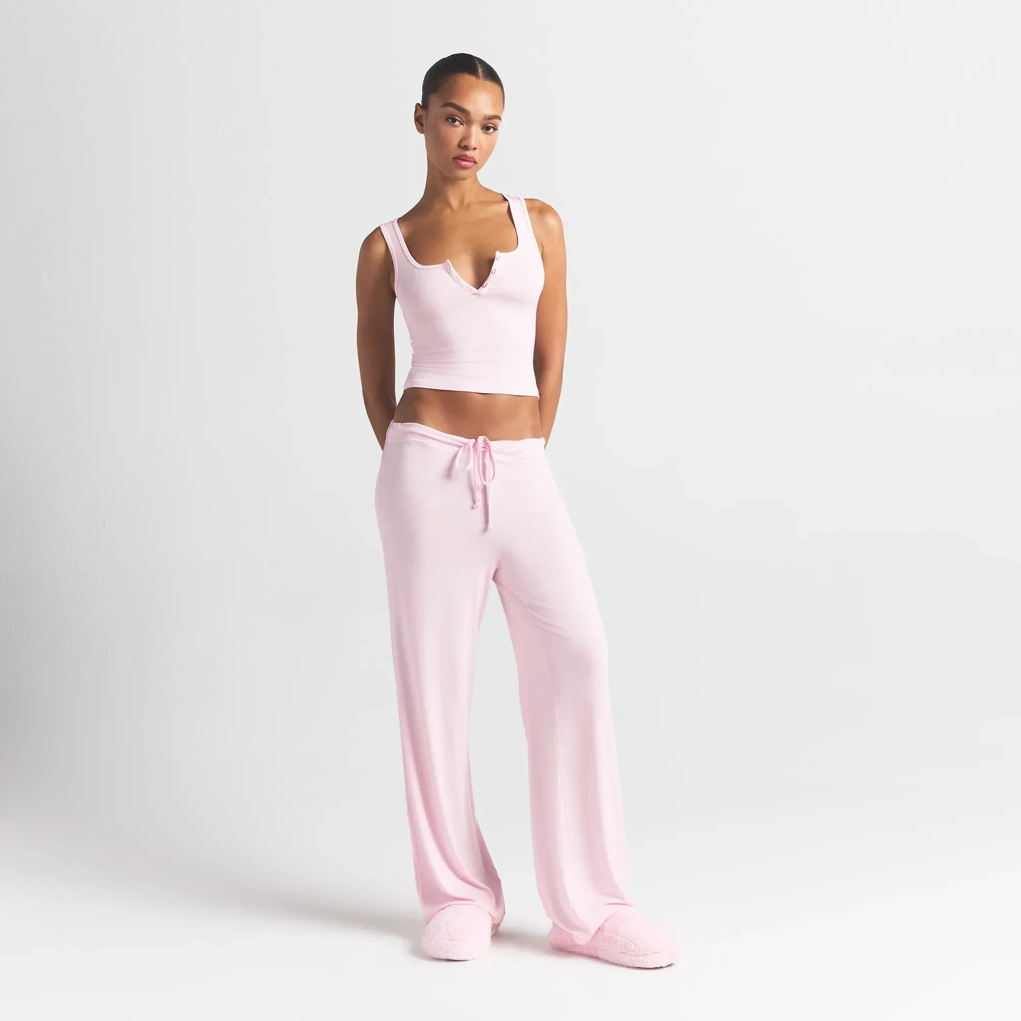 SKIMS SLEEP STRAIGHT LEG PANT | BLOOM
